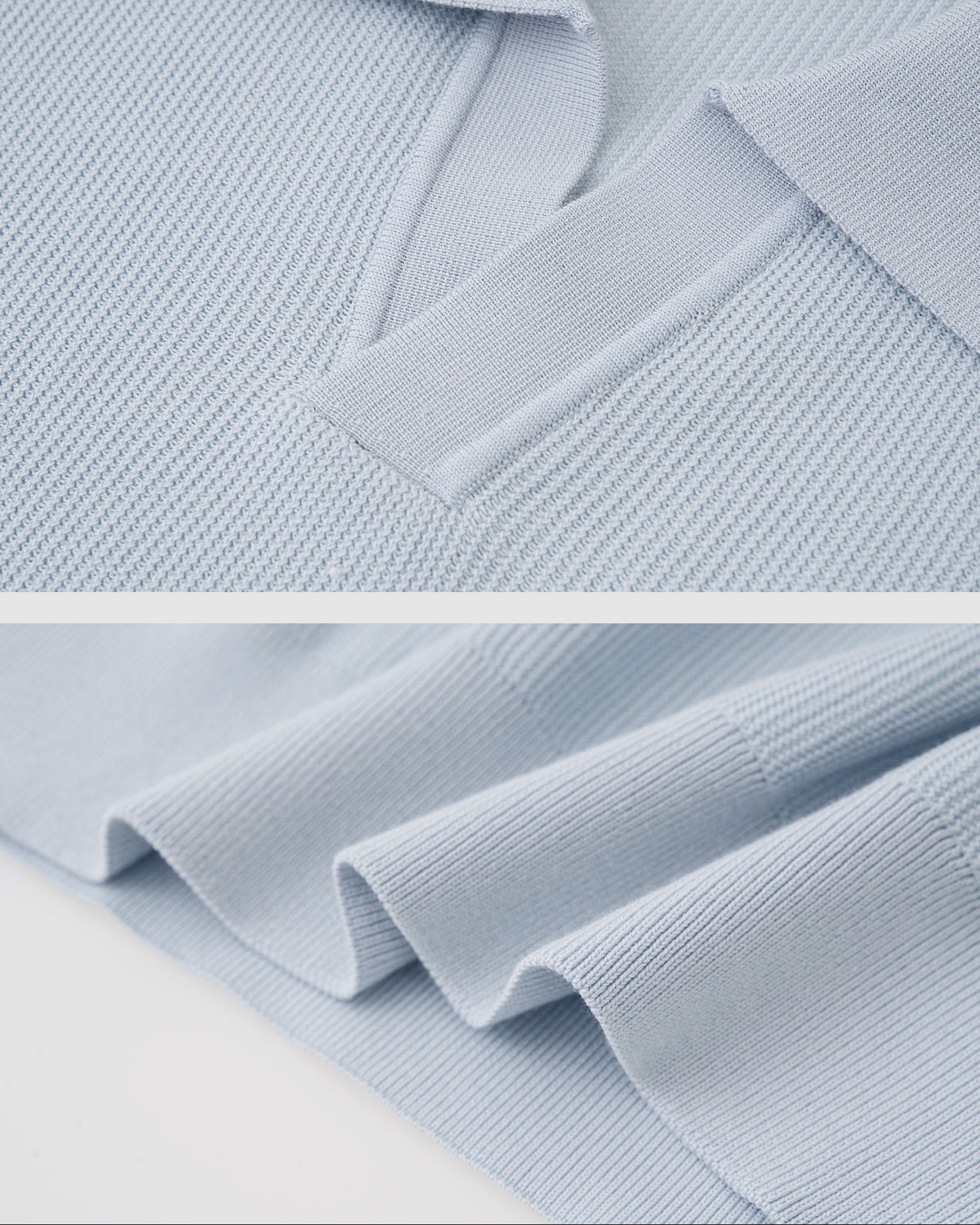 Breathable Silk Knit Polo