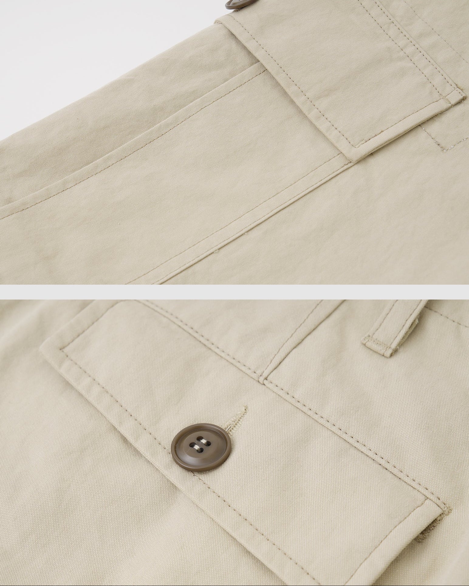 Relaxed Cotton Cargo Pants