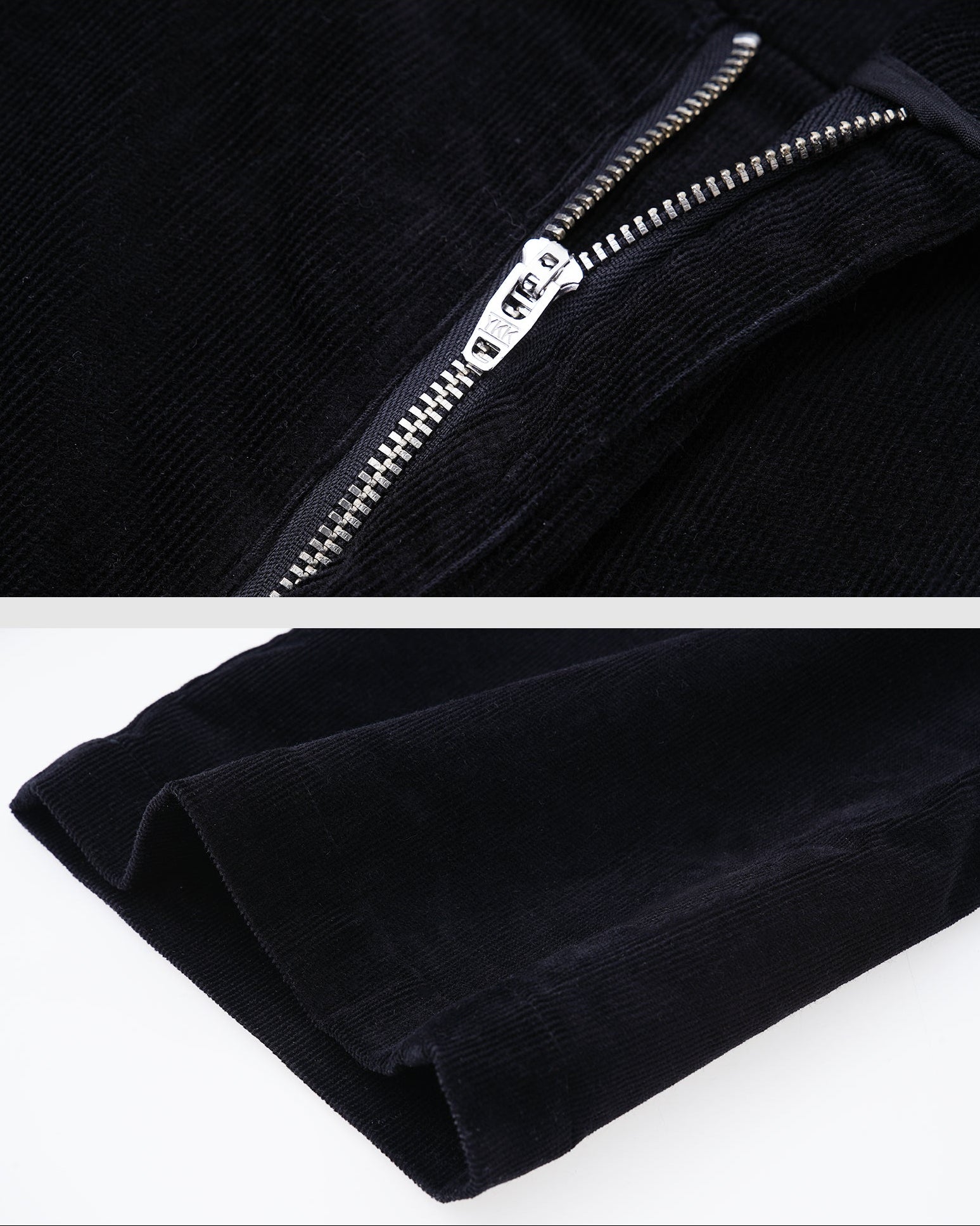 Ribbed Cotton Blend Pants