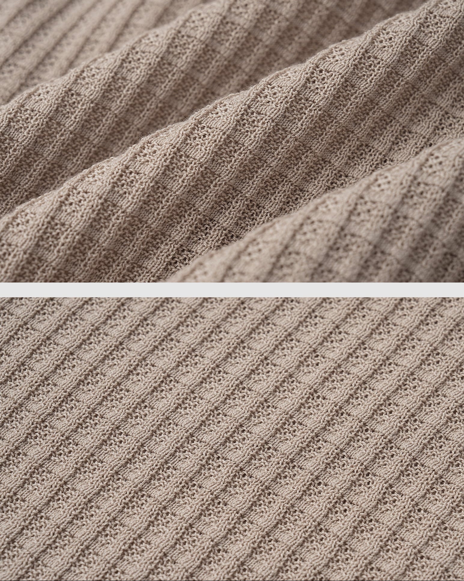 Triple-Yarn Blend Knit T-Shirt