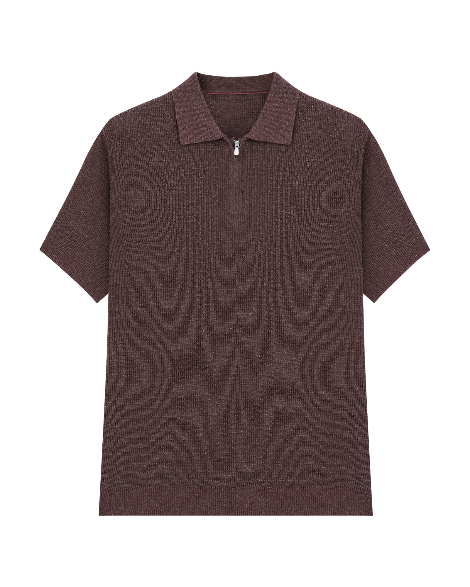 Half-Zip Linen Polo