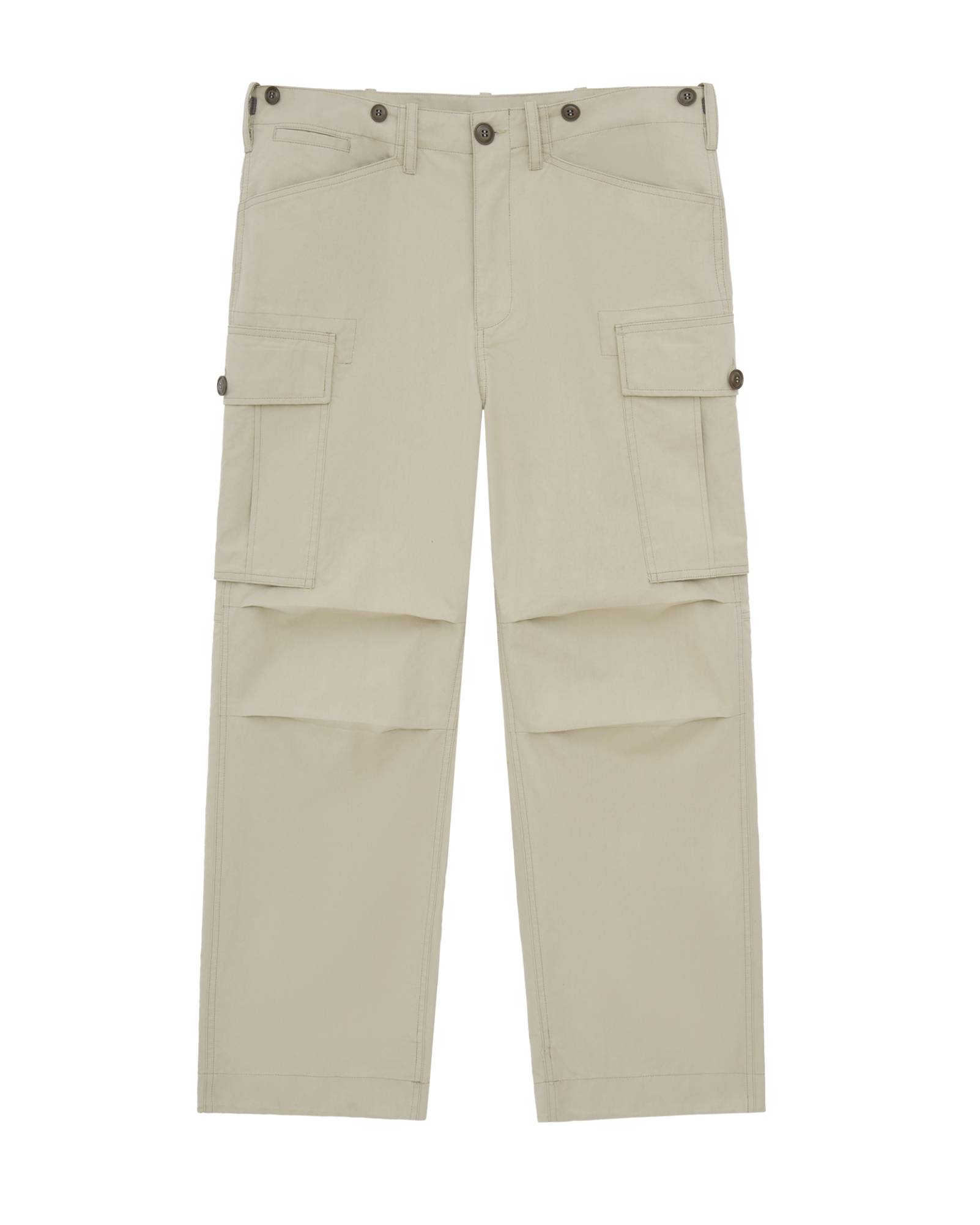 Relaxed Cotton Cargo Pants