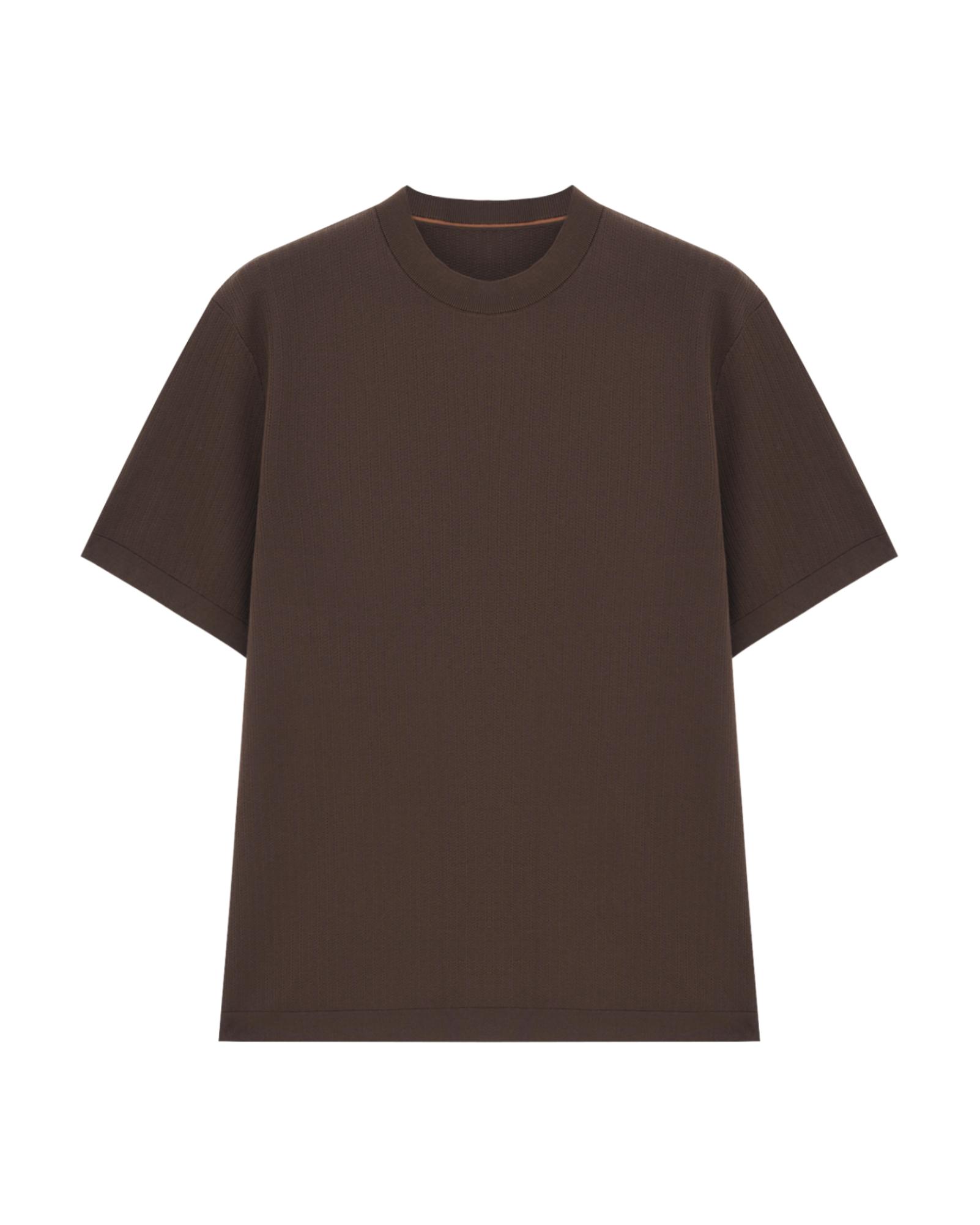 Textured Silk Cotton T-Shirt