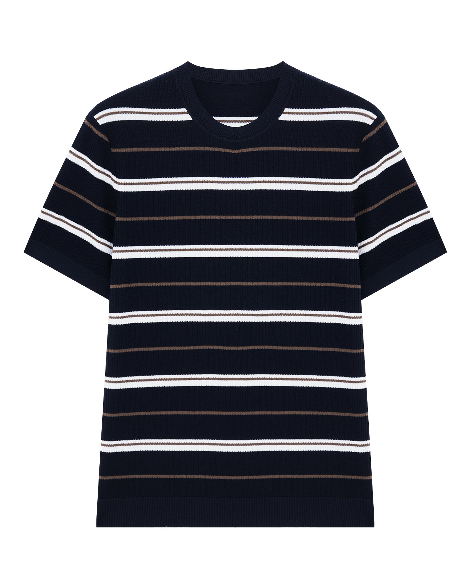 Silk Cotton Knit T-Shirt