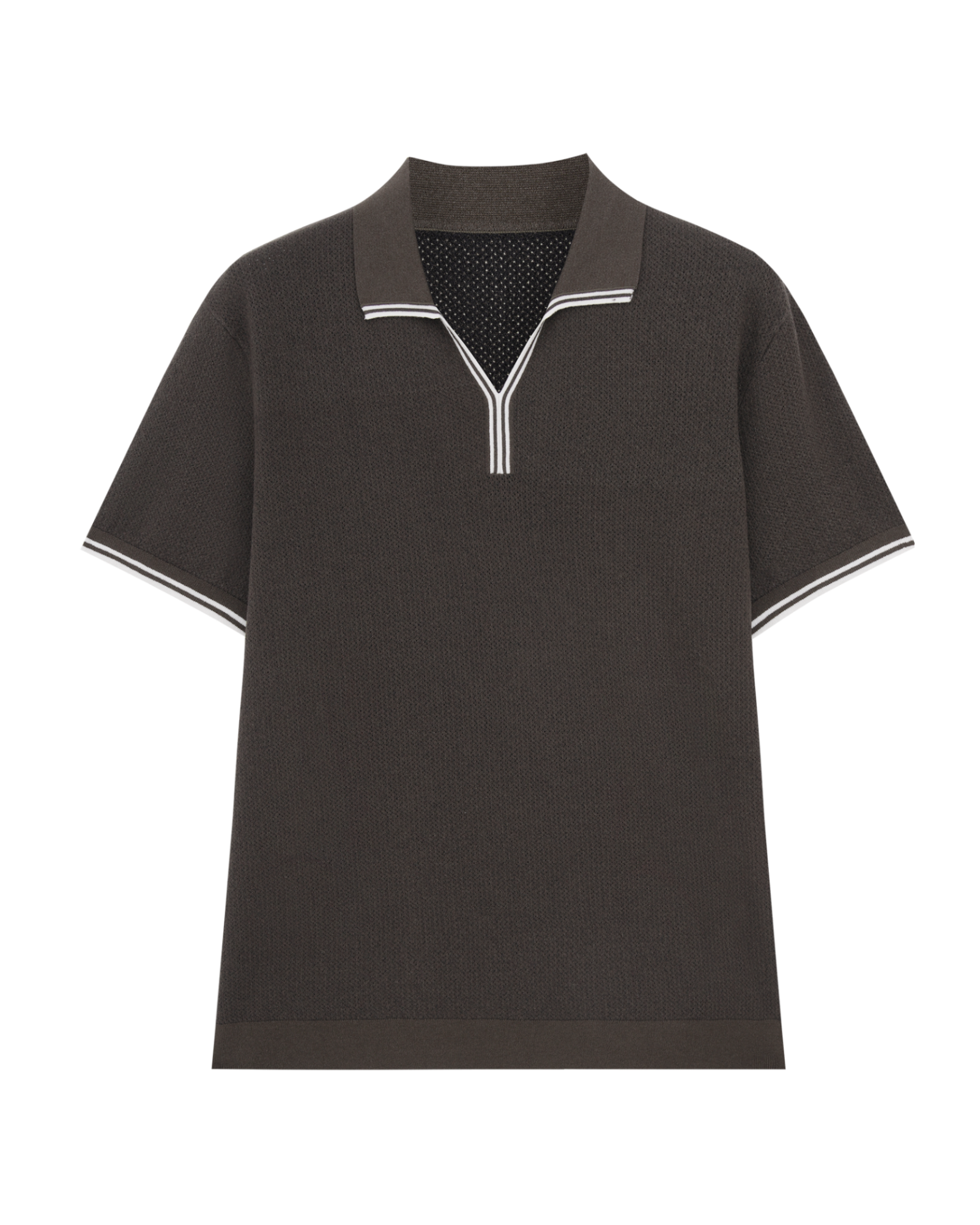 Textured Cotton Polo