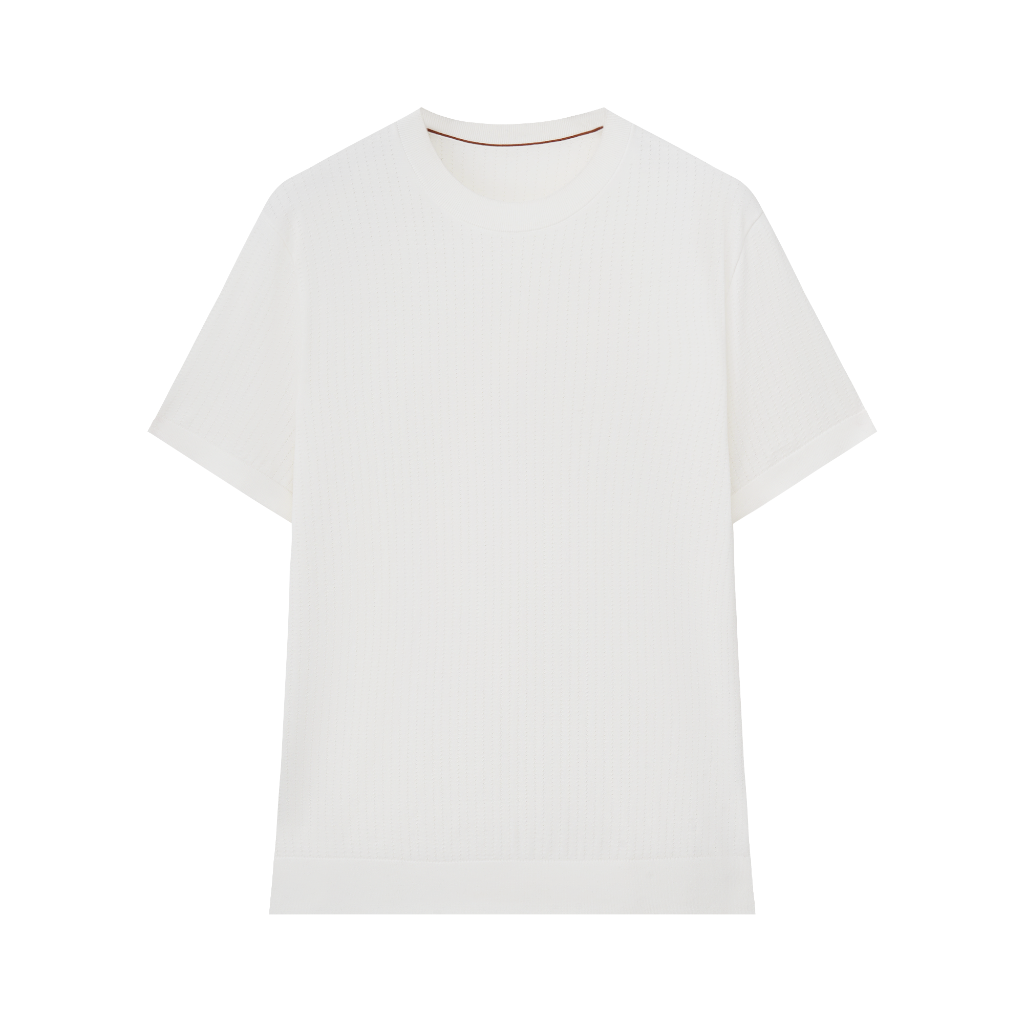 Breathable Cotton Knit T-shirt