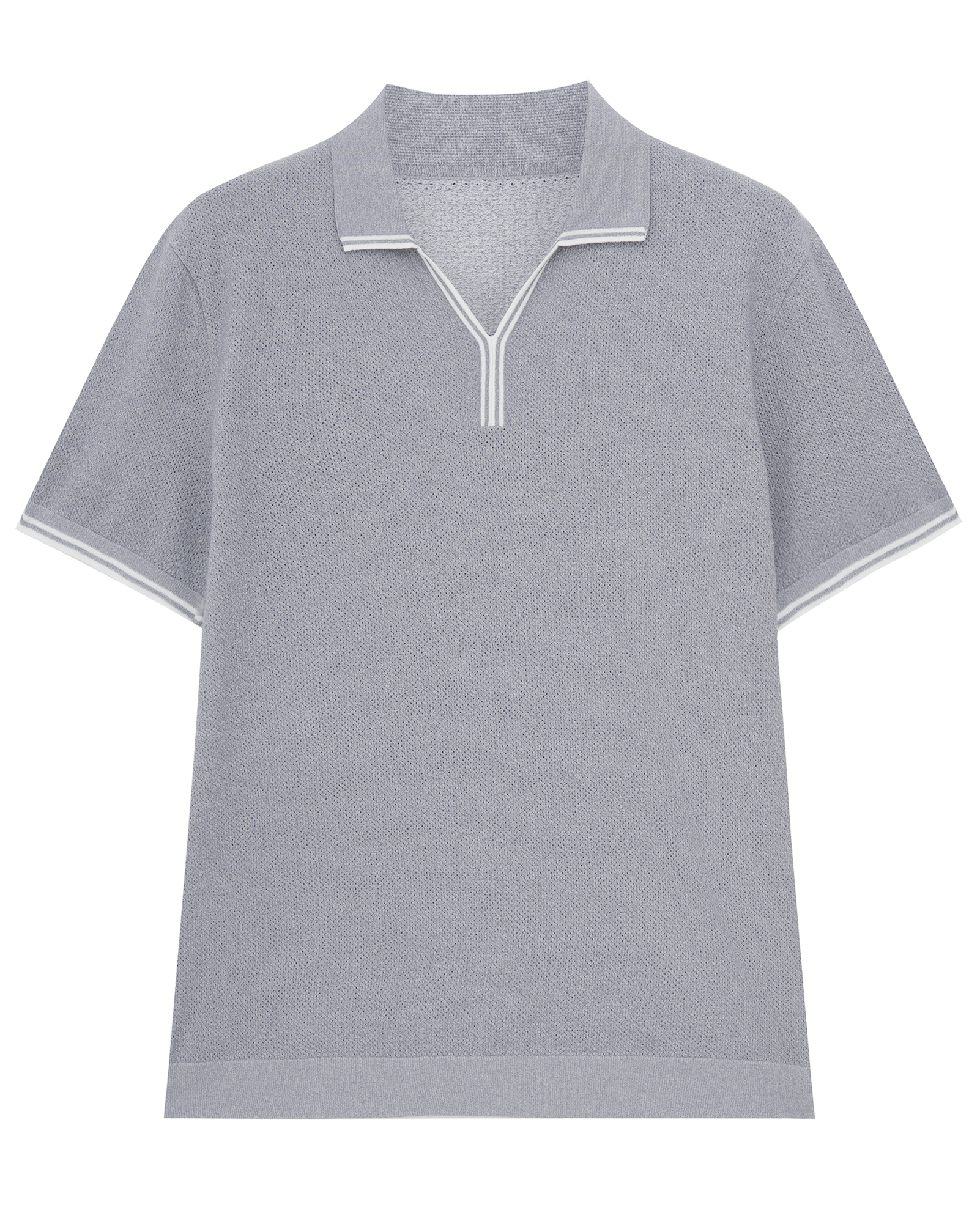 Textured Cotton Polo