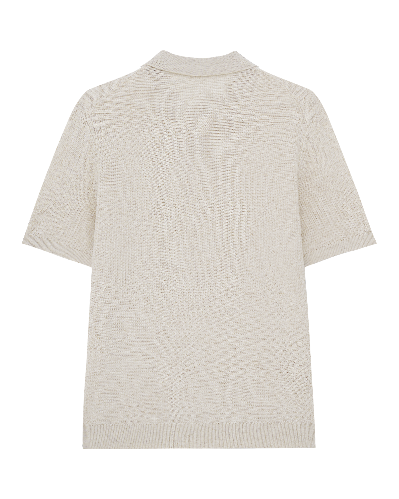 Linen Blend Polo Shirt