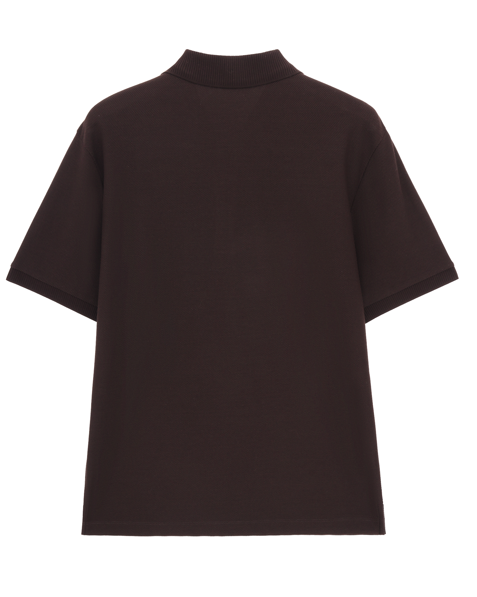 Slit Hem Cotton Polo