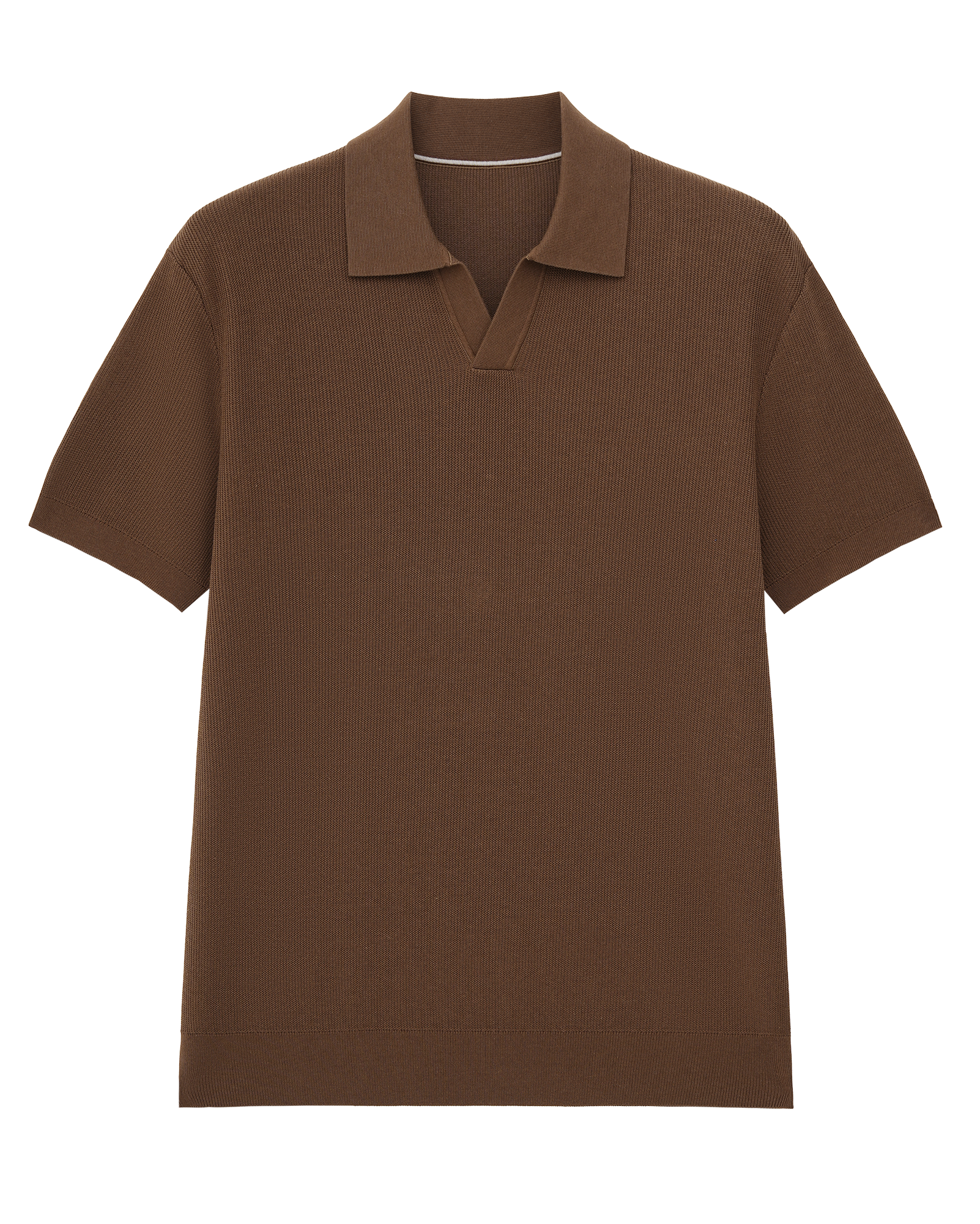 Breathable Silk Knit Polo