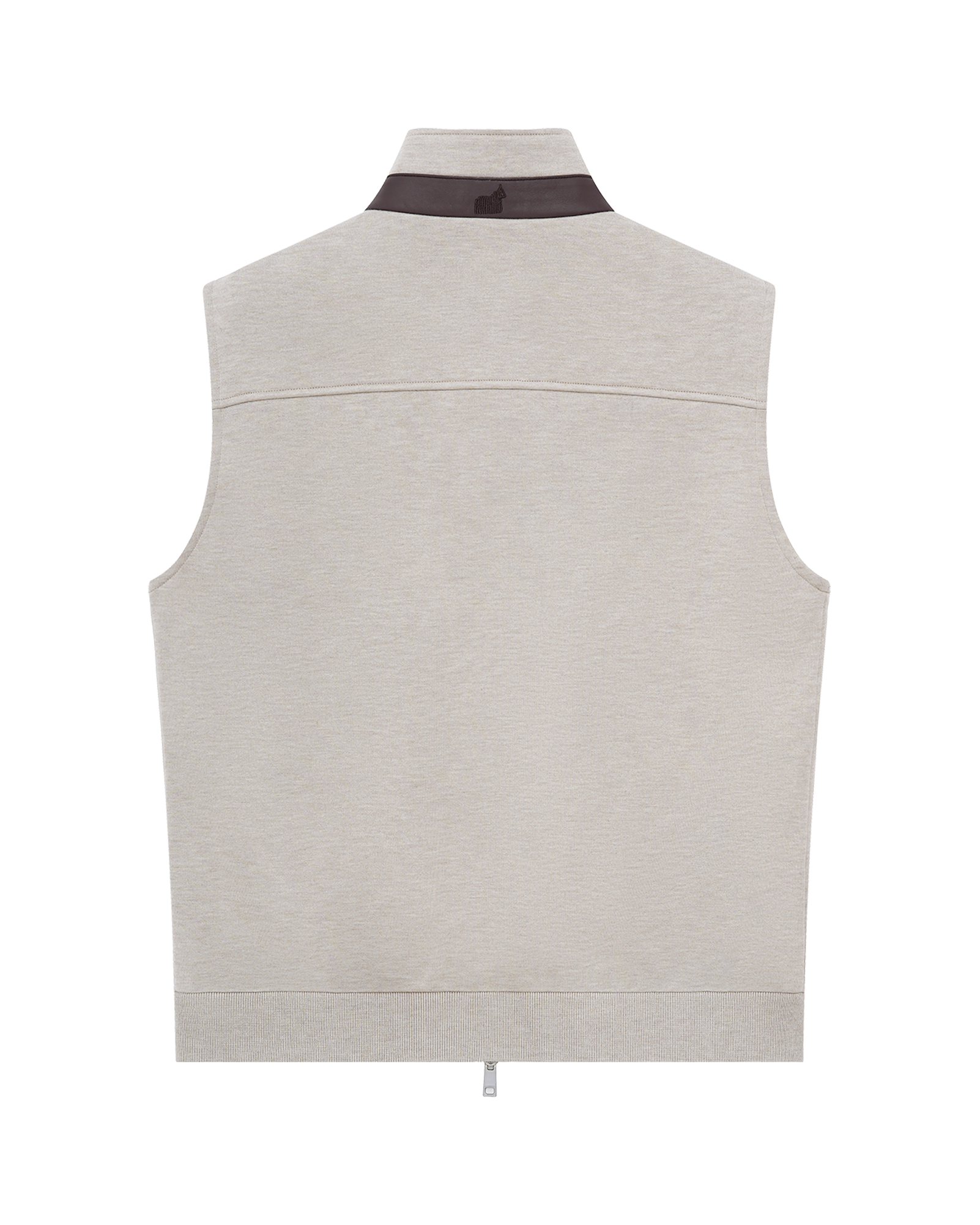 Wool-Cashmere Blend Sleeveless Vest