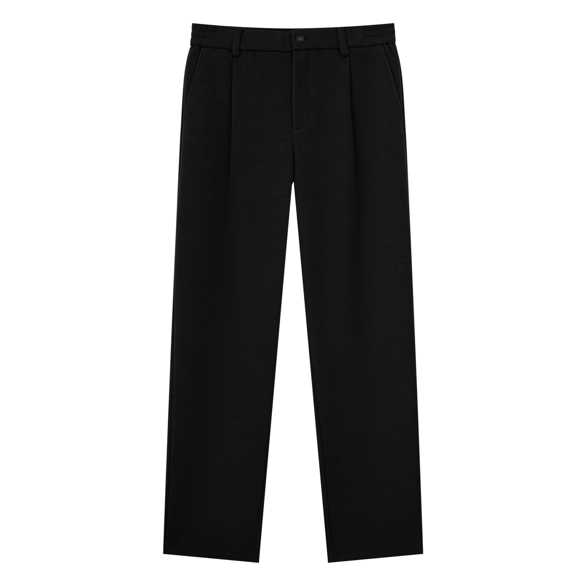 Fleece-Lined Drapey Casual Pants