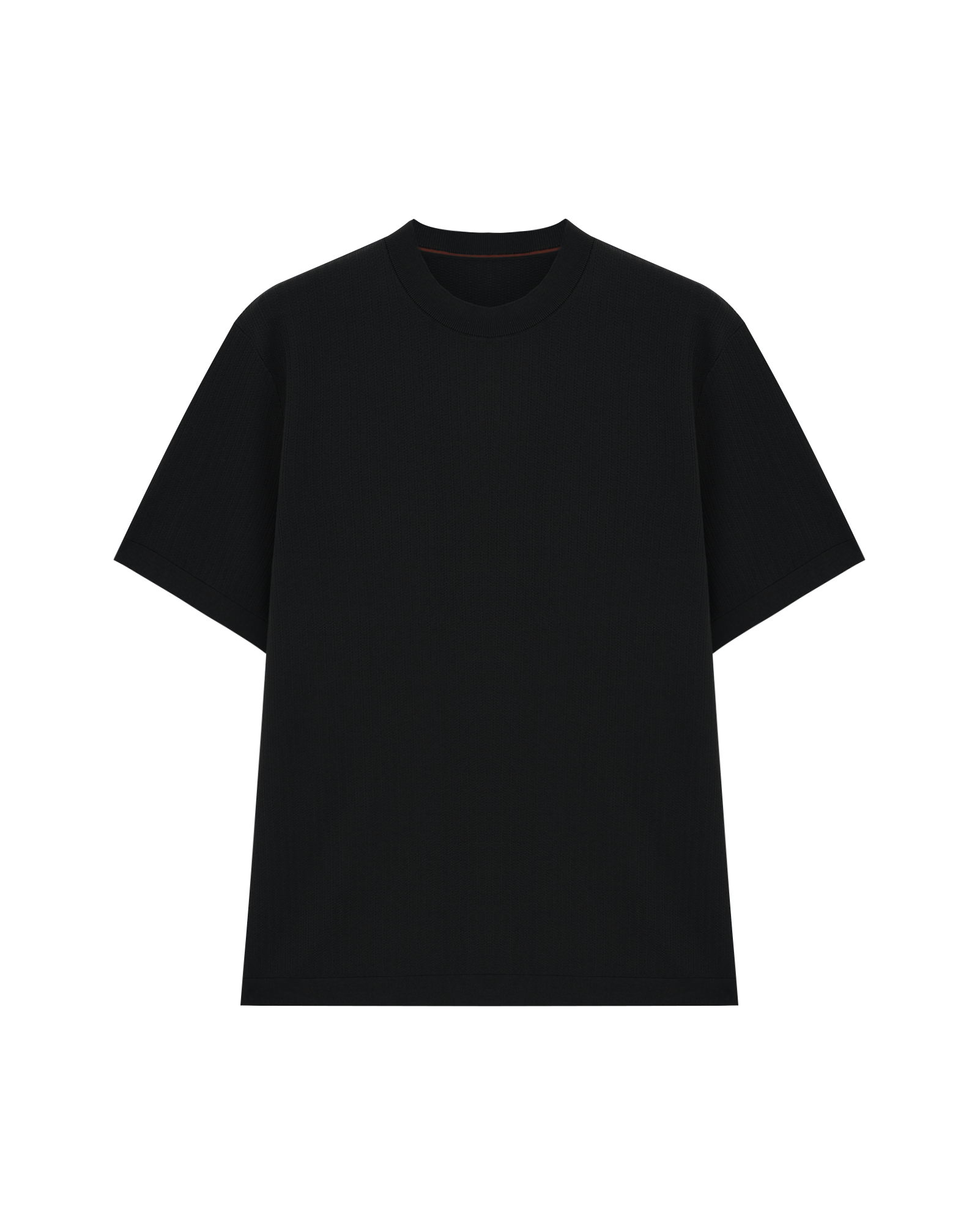 Textured Silk Cotton T-Shirt