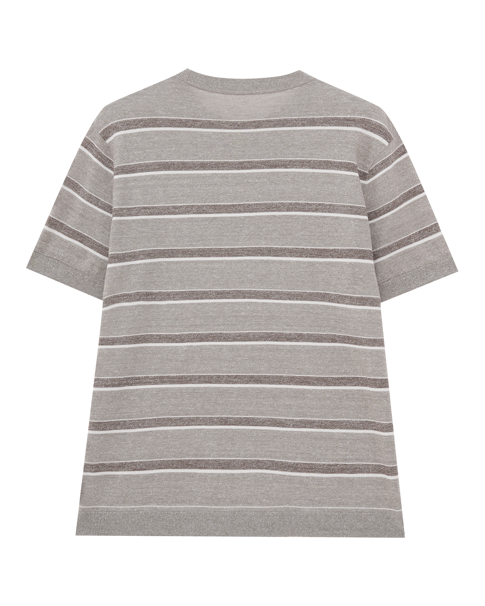 Striped Wool Linen T-Shirt