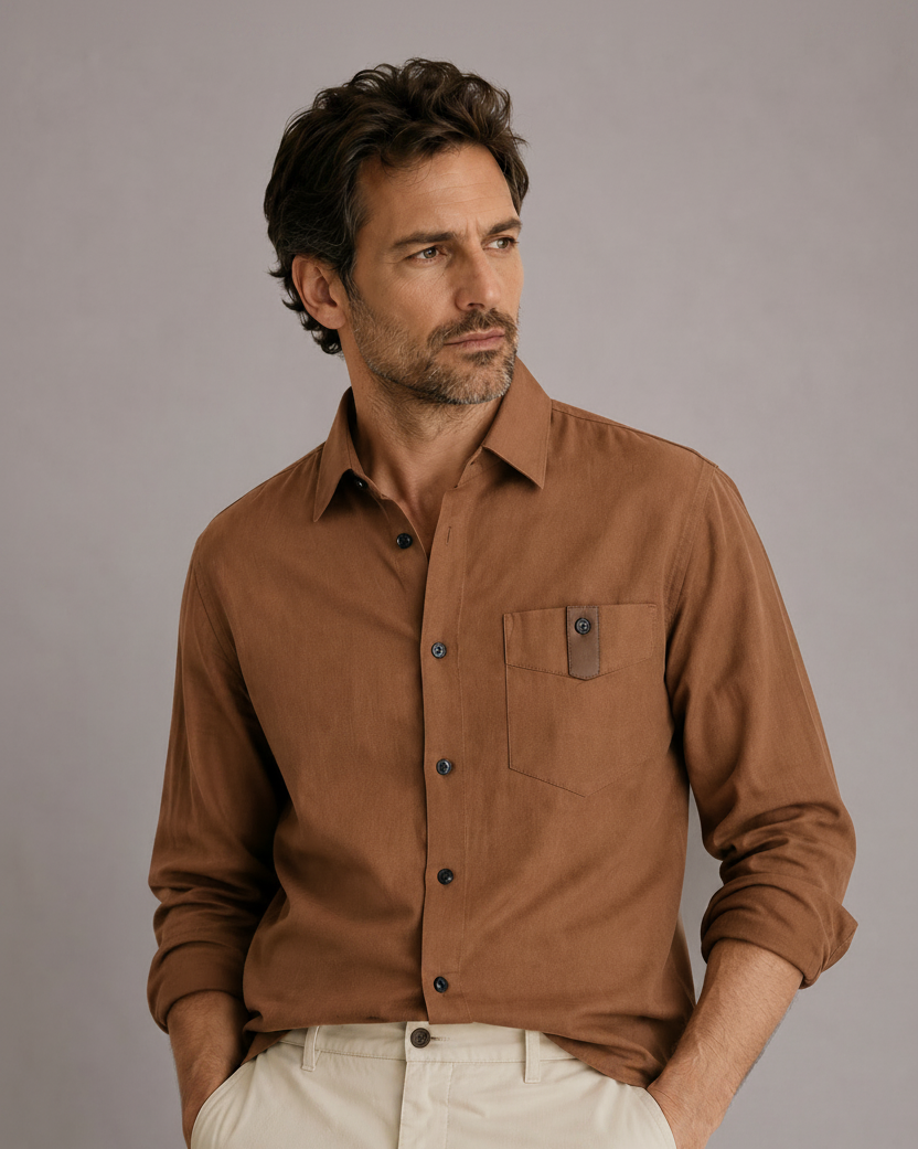 Textured Linen Shirt