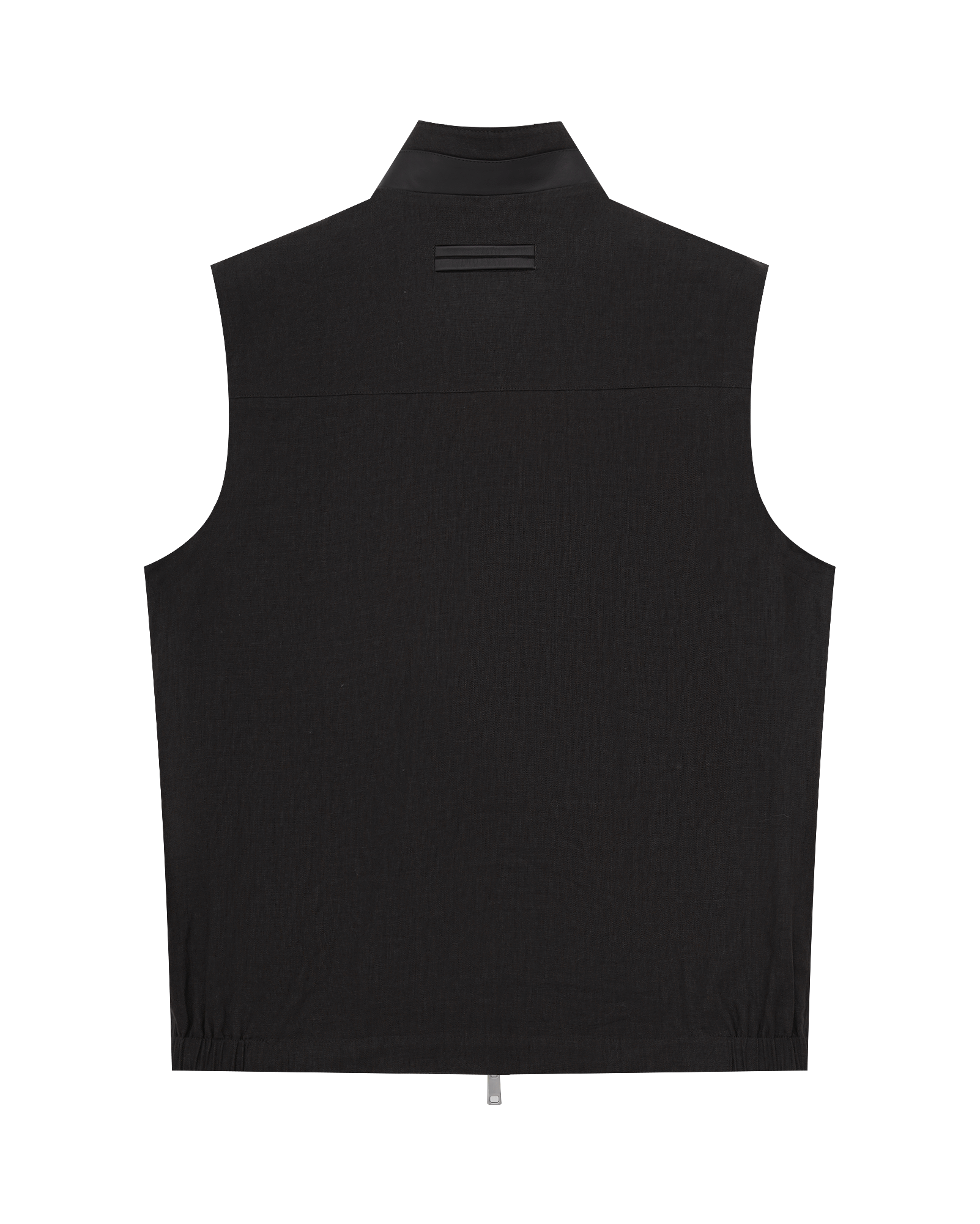 Linen Leather Vest