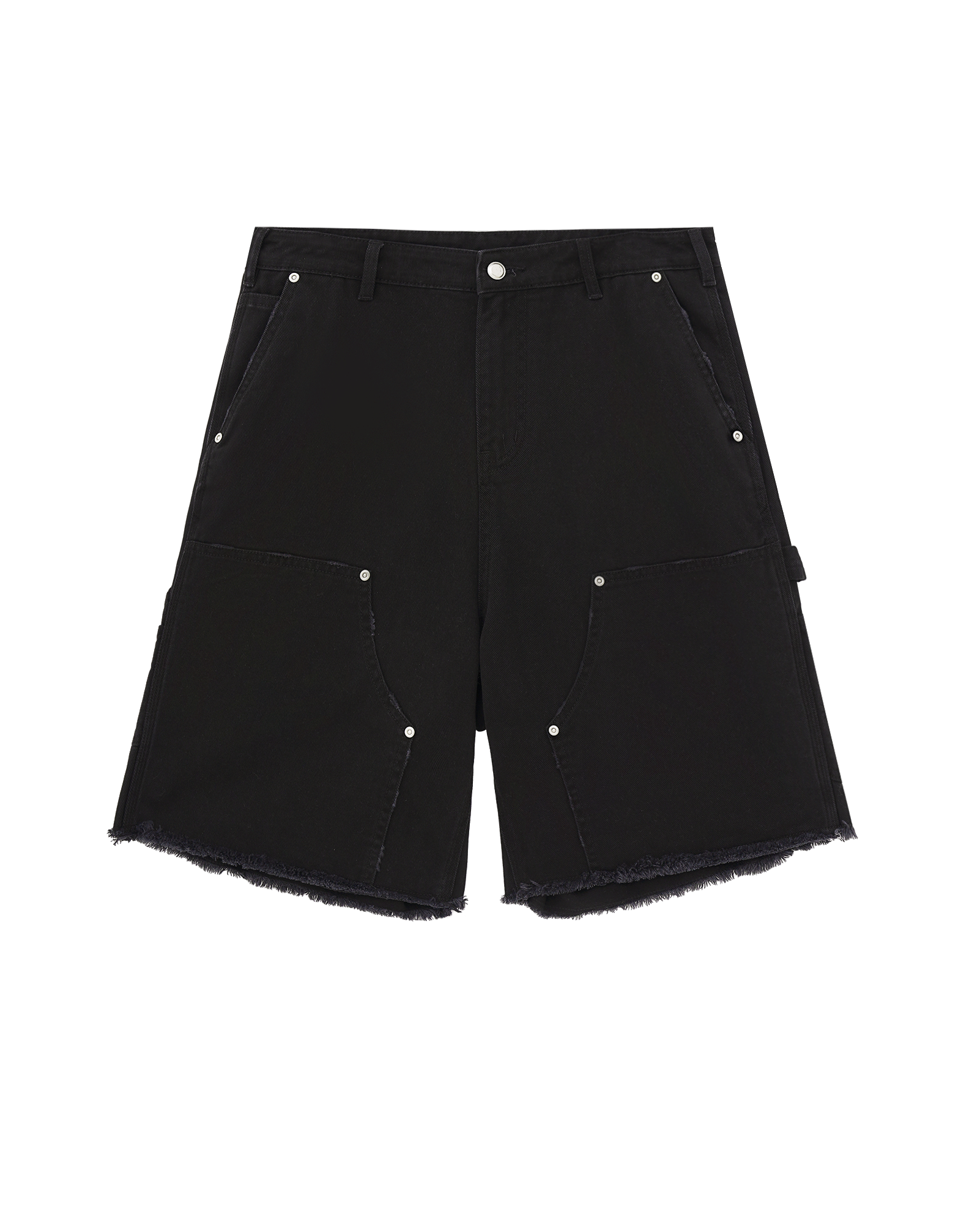 Cotton Denim Shorts