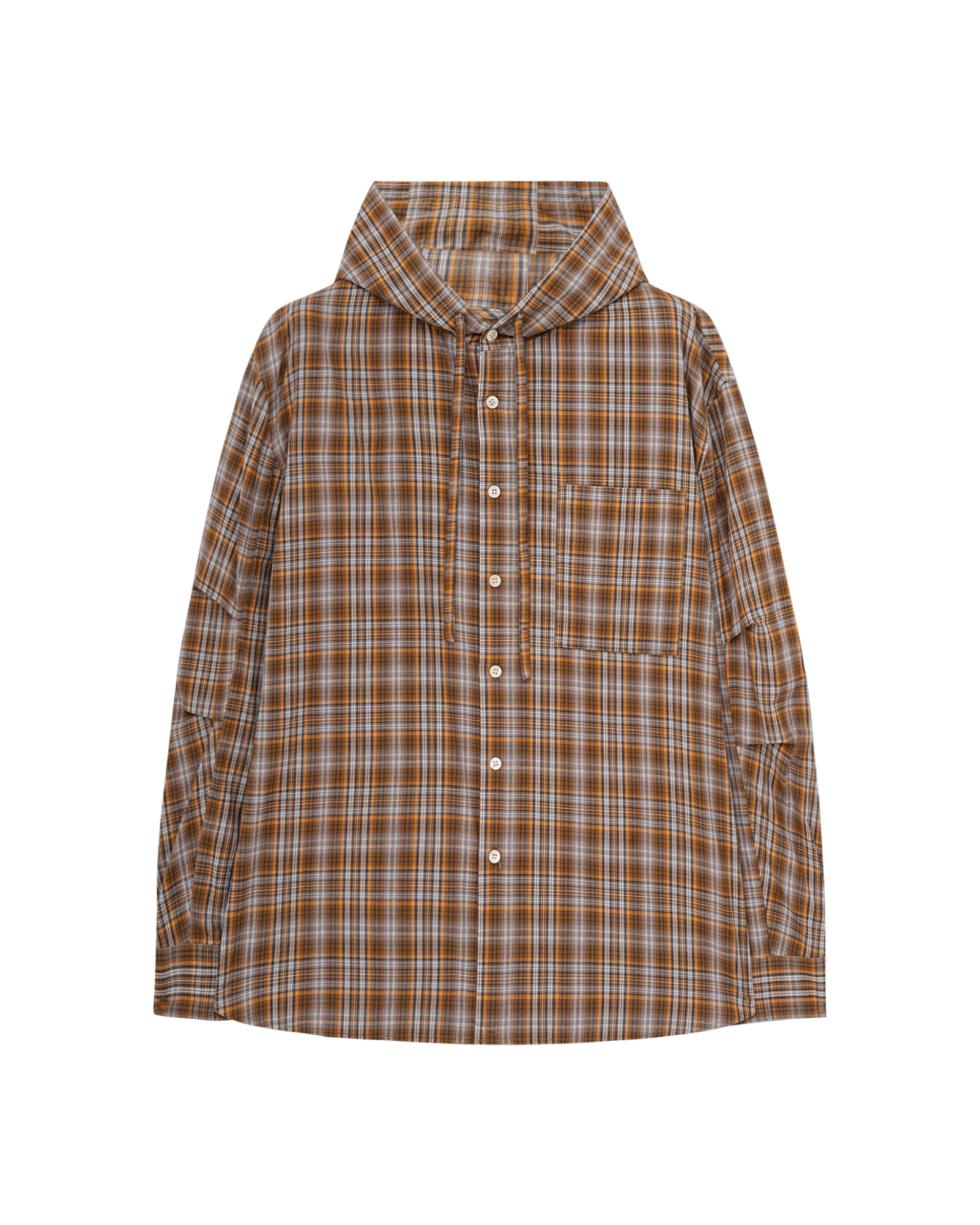Checked Hoodie Jacket