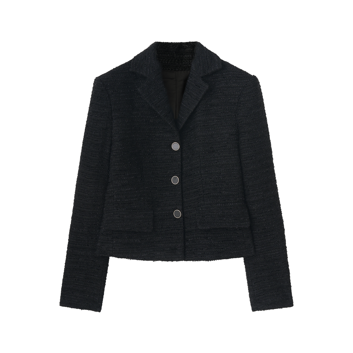 Wool-Blend Minimalist Cardigan