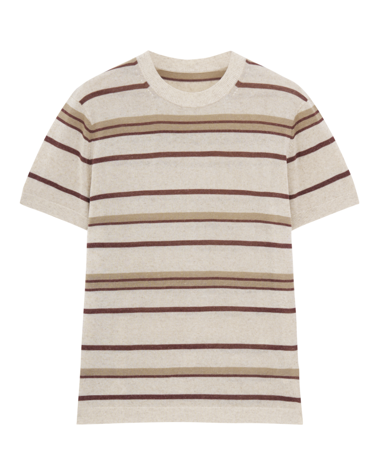 Striped Linen Lyocell T-Shirt