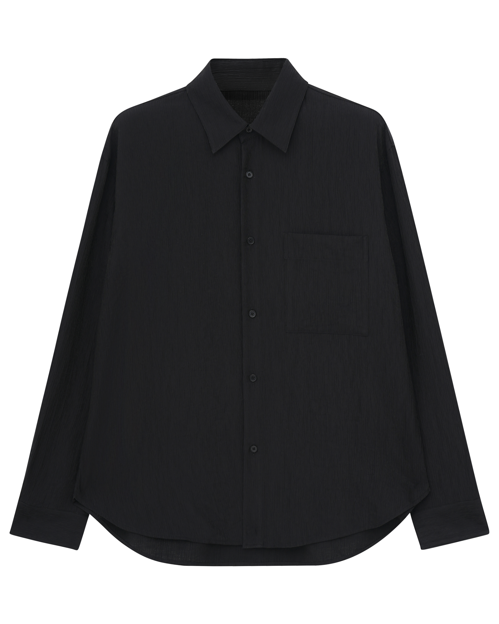 Wool Knit Collar Shirt
