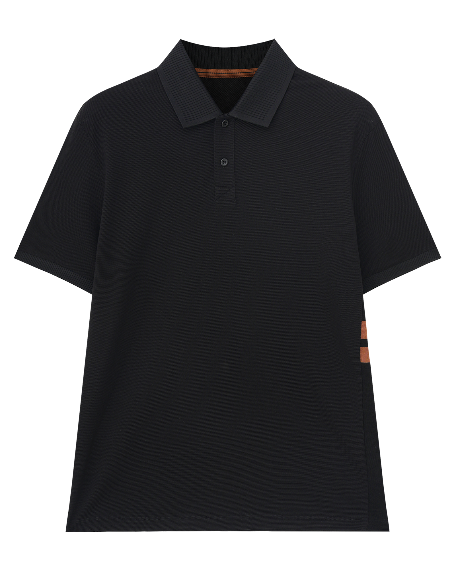 Dense Knit Wool Cotton Polo