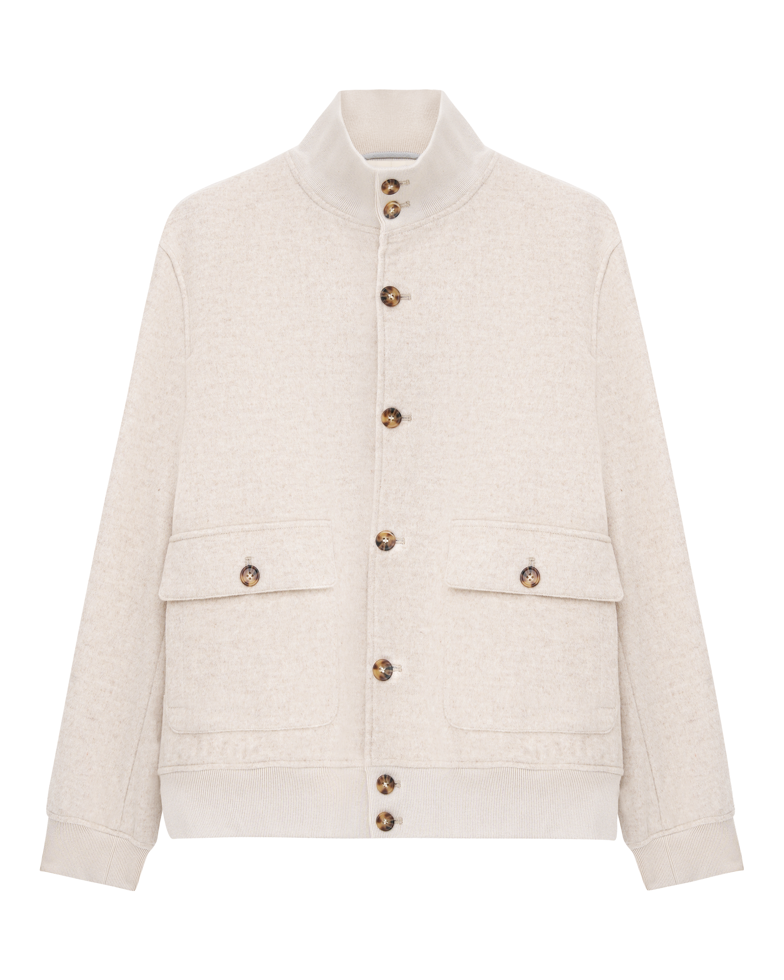 Wool & Cashmere Flannel Jacket
