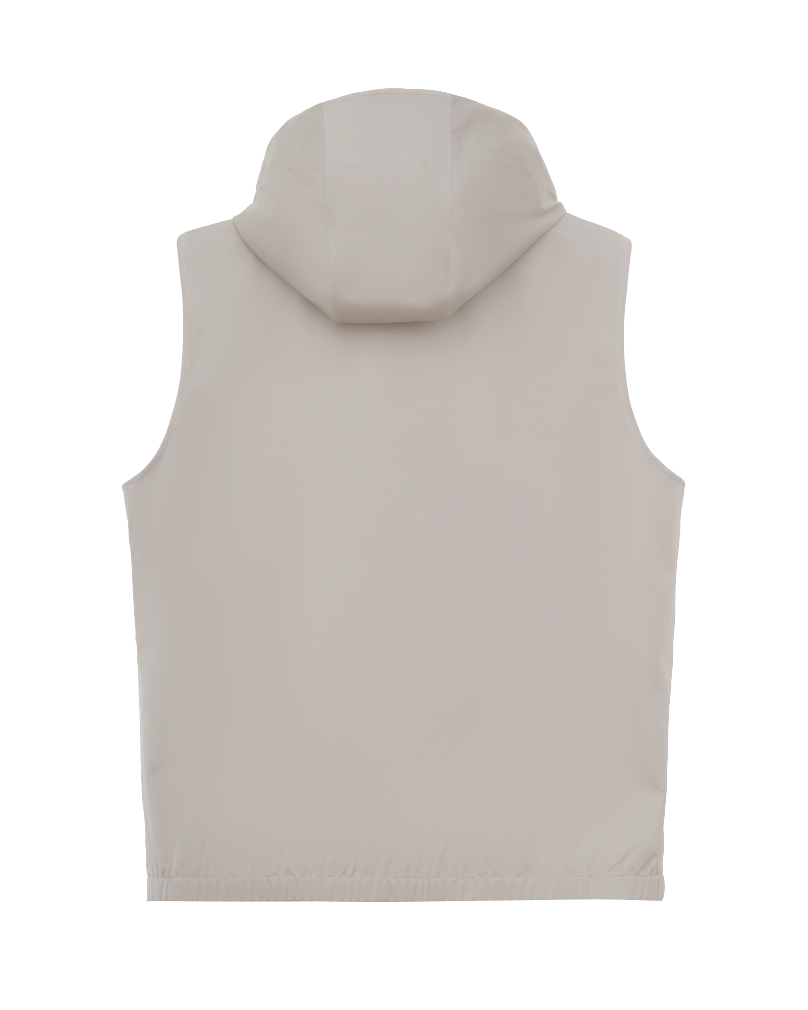 Hooded Silk Vest