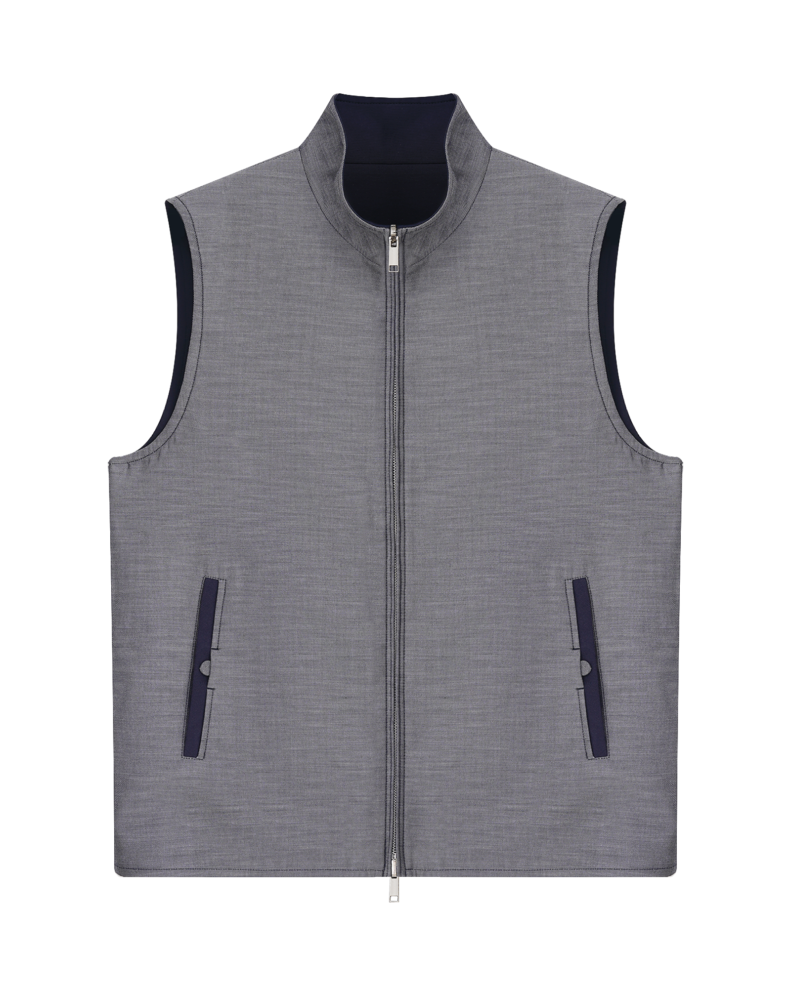 Textured Linen Vest