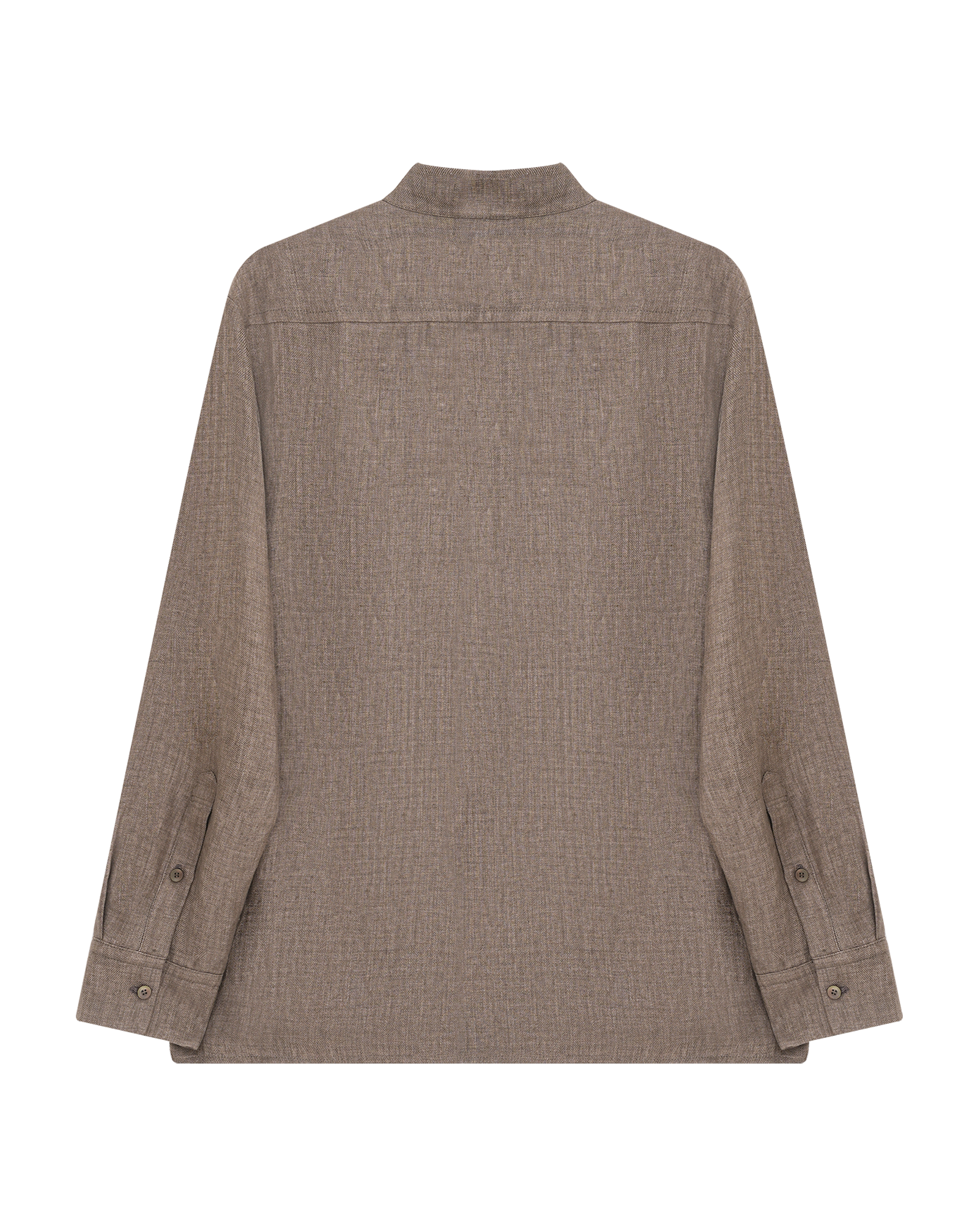 Mandarin Collar Linen Shirt