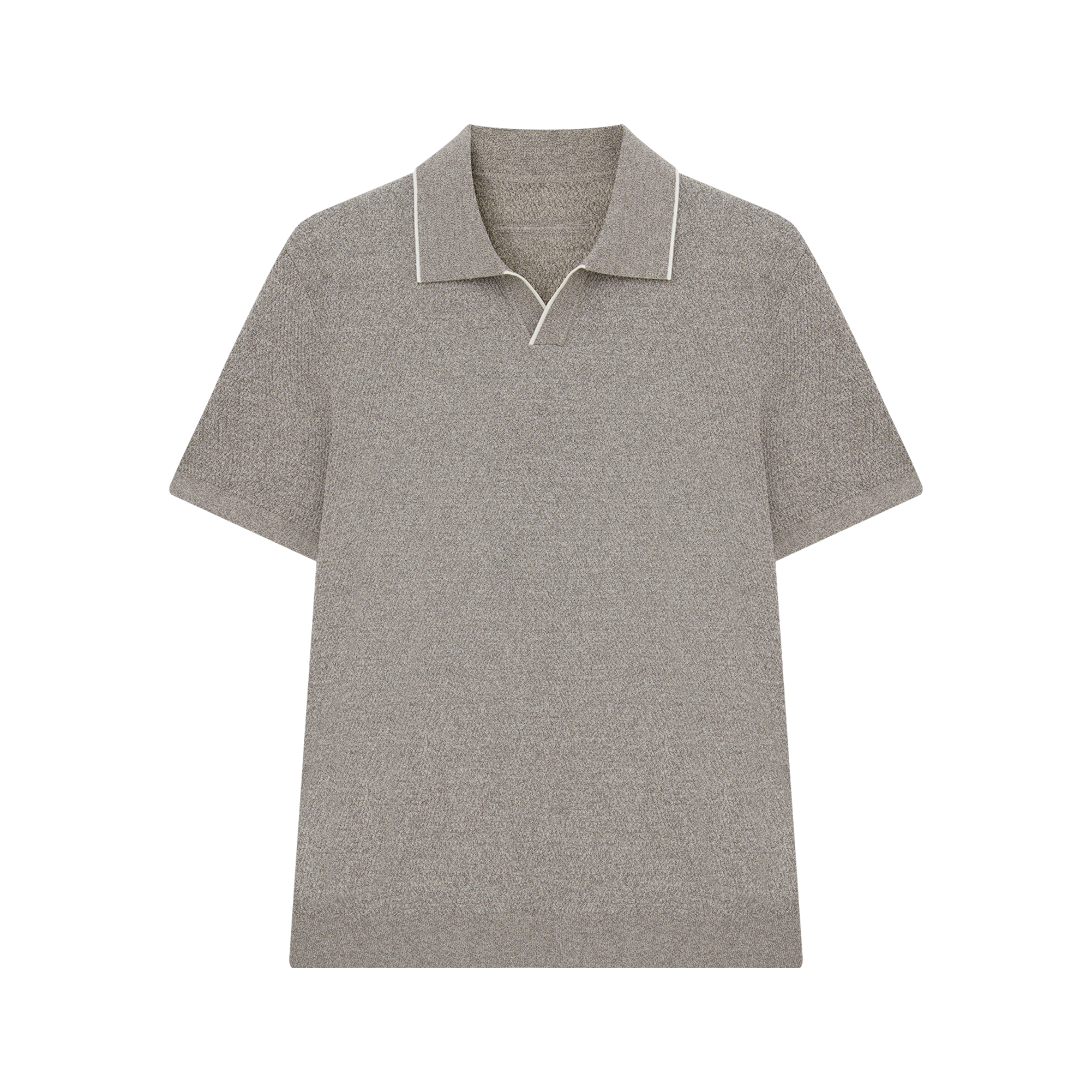 Jacquard Knit Polo Shirt