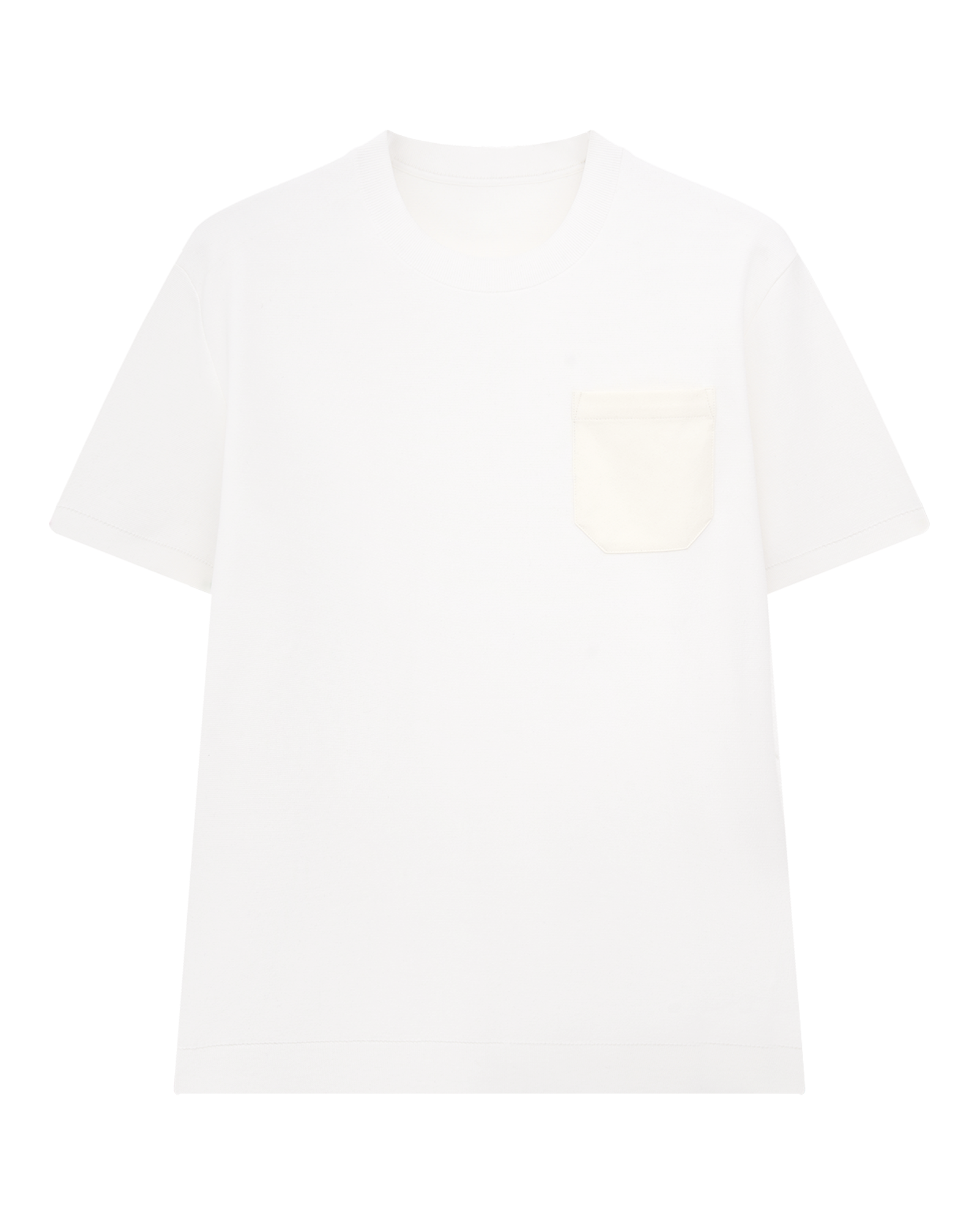 Structured Cotton Pocket T-Shirt