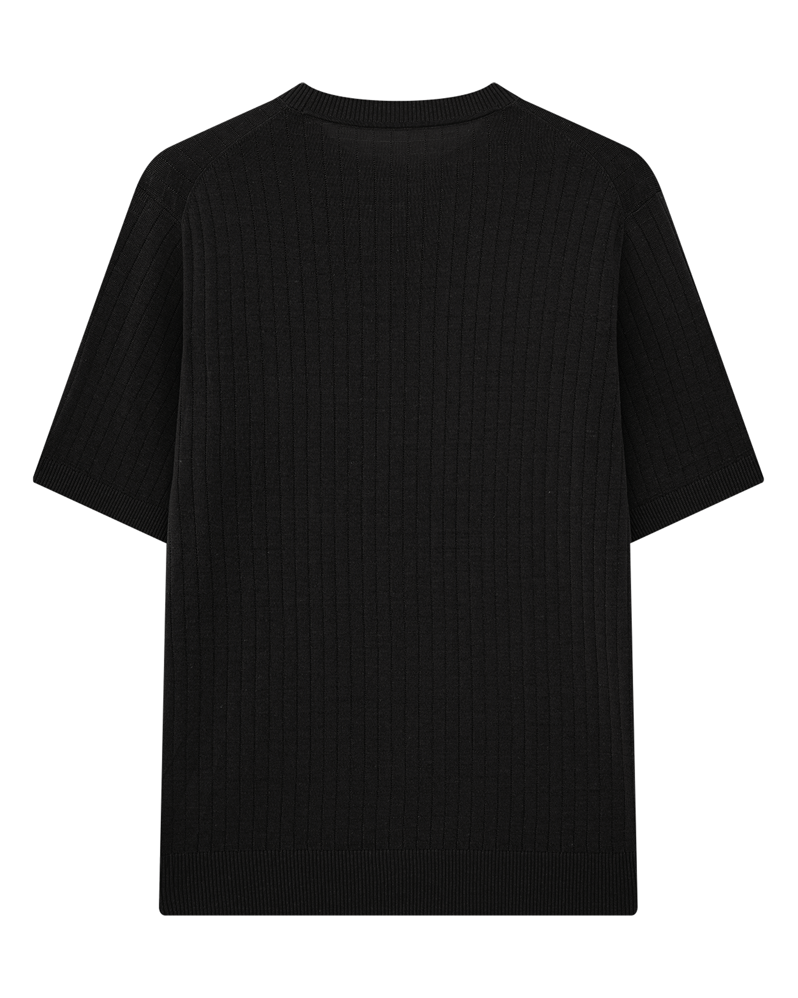 Textured Cotton Linen T-Shirt