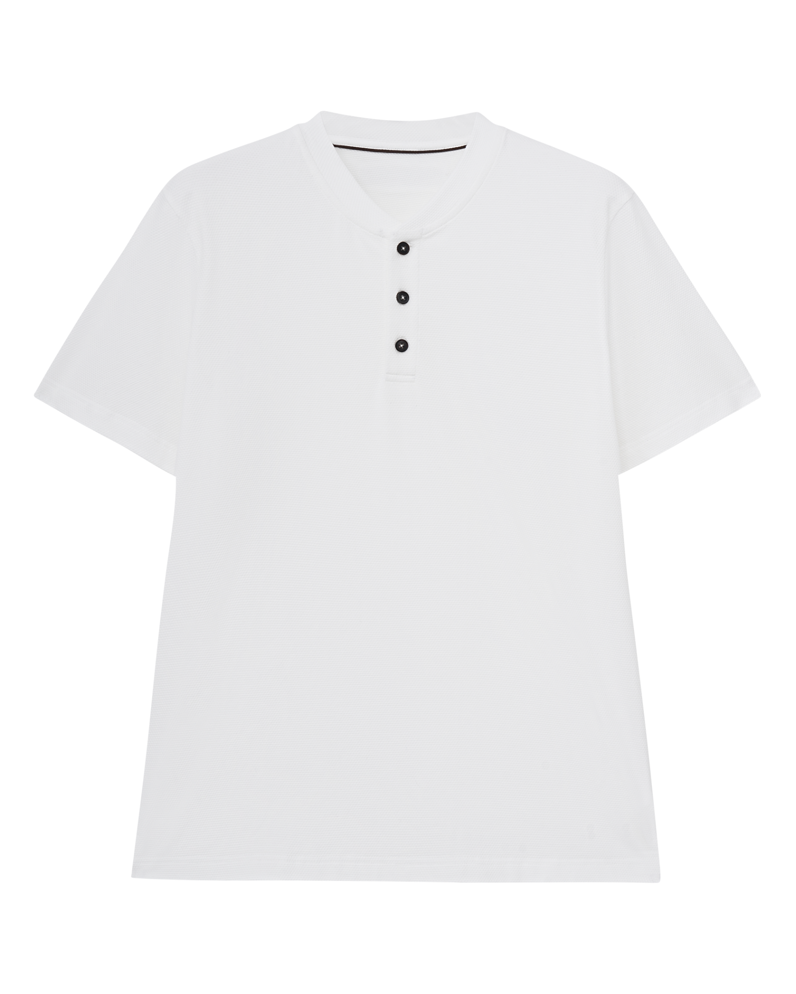 Soft Cotton Henley T-Shirt