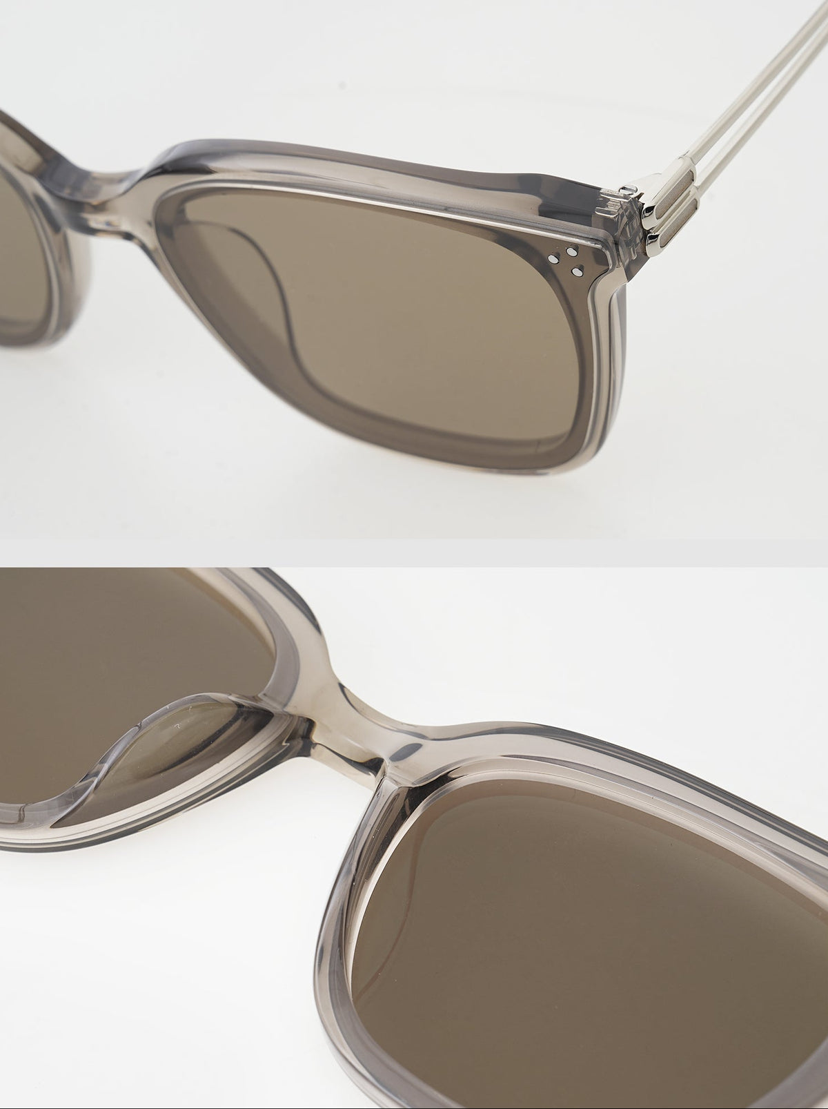 Acetate Frame Glasses with Lustrous Nylon Lenses
