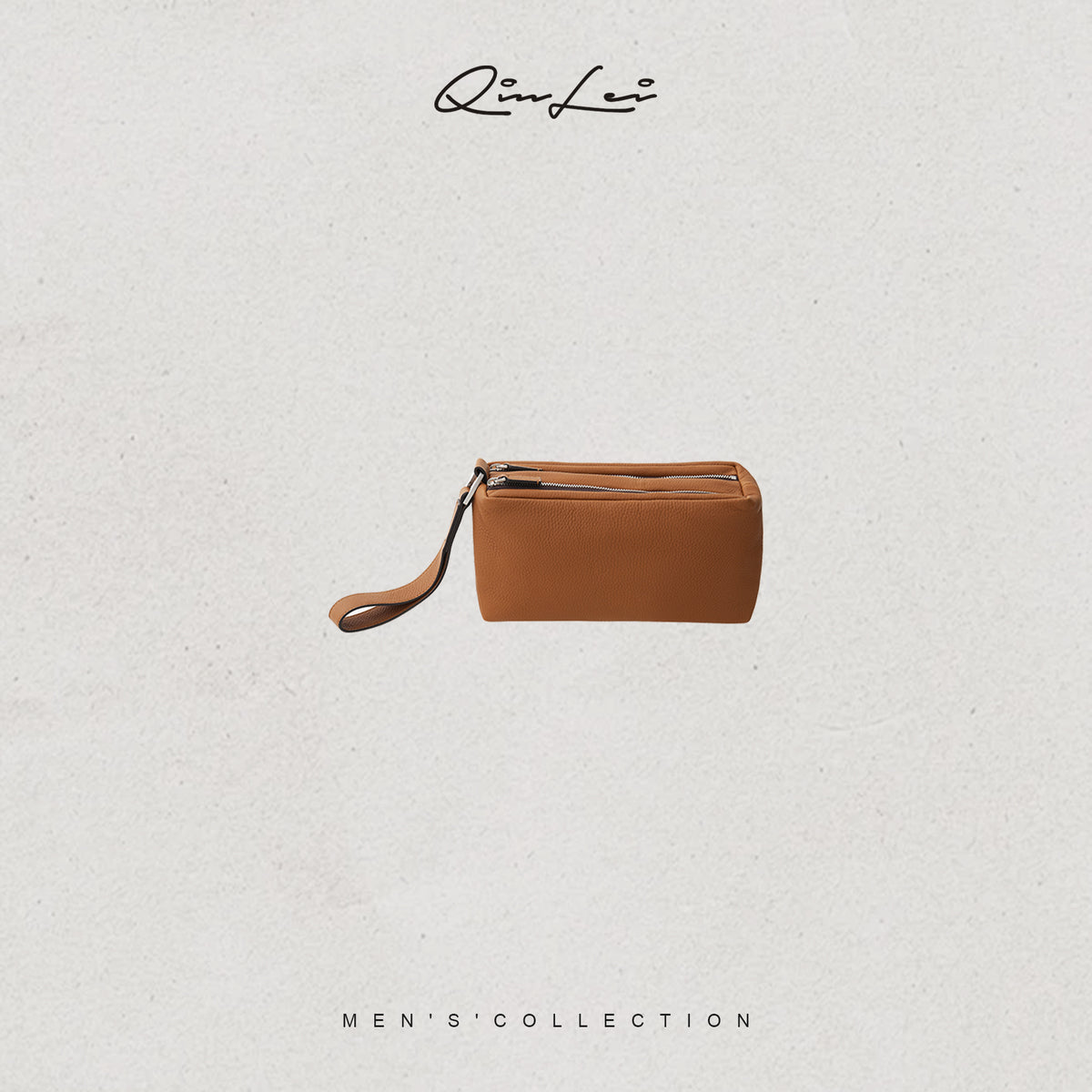 Handbag with a rich, textured lambskin lining