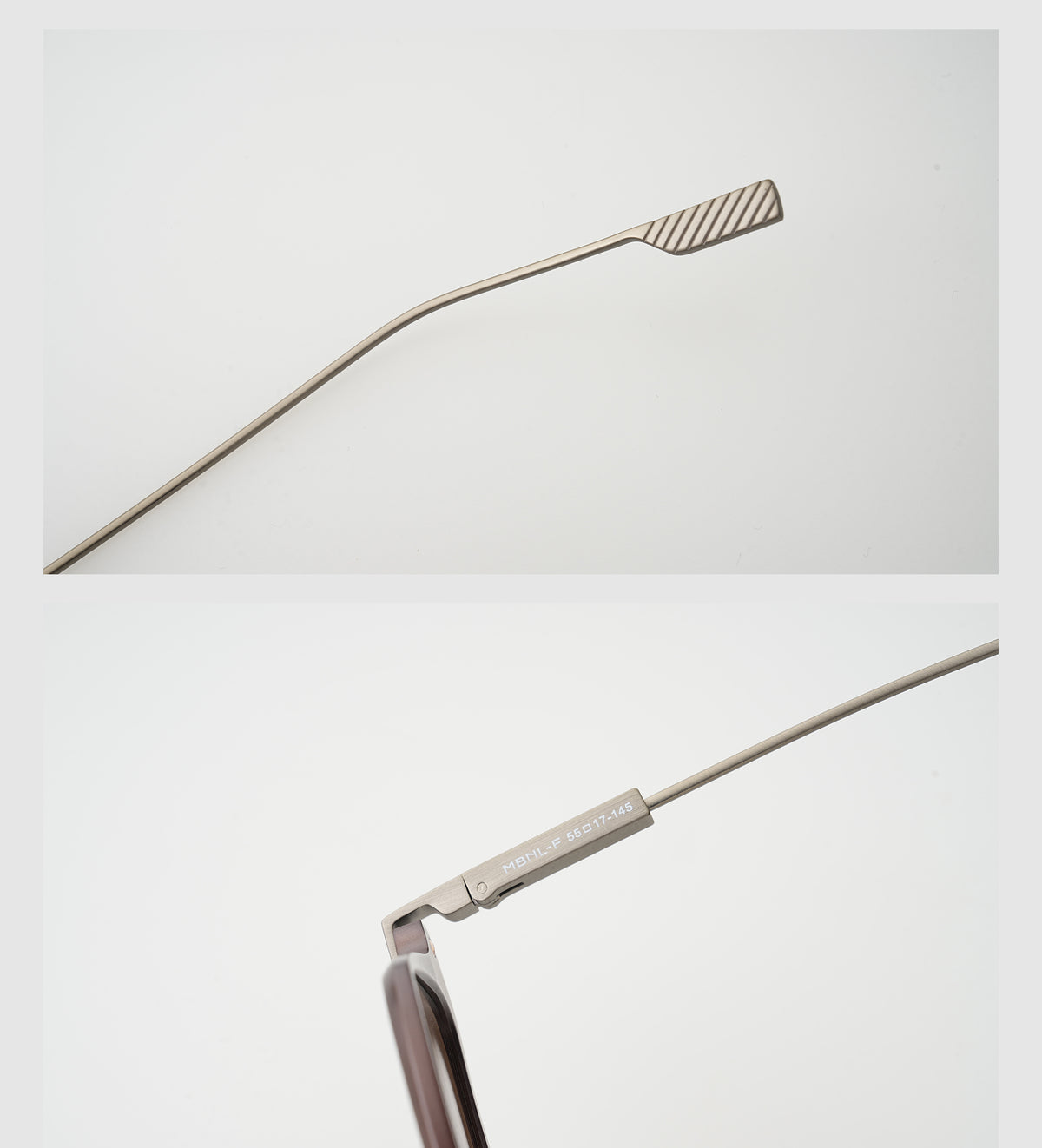 Titanium Alloy Textured Engraved Glasses