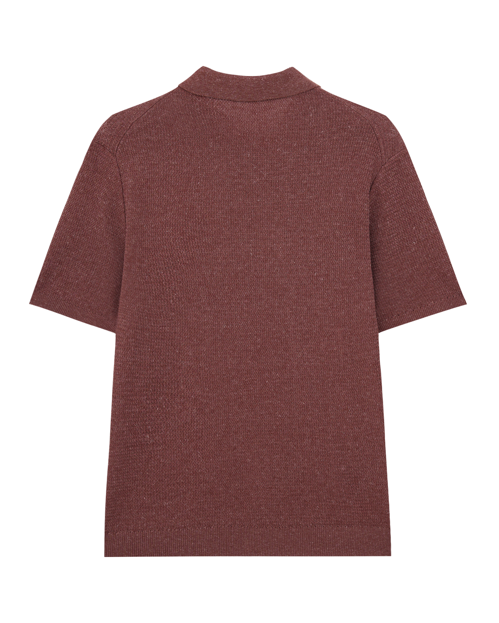 Linen Blend Polo Shirt