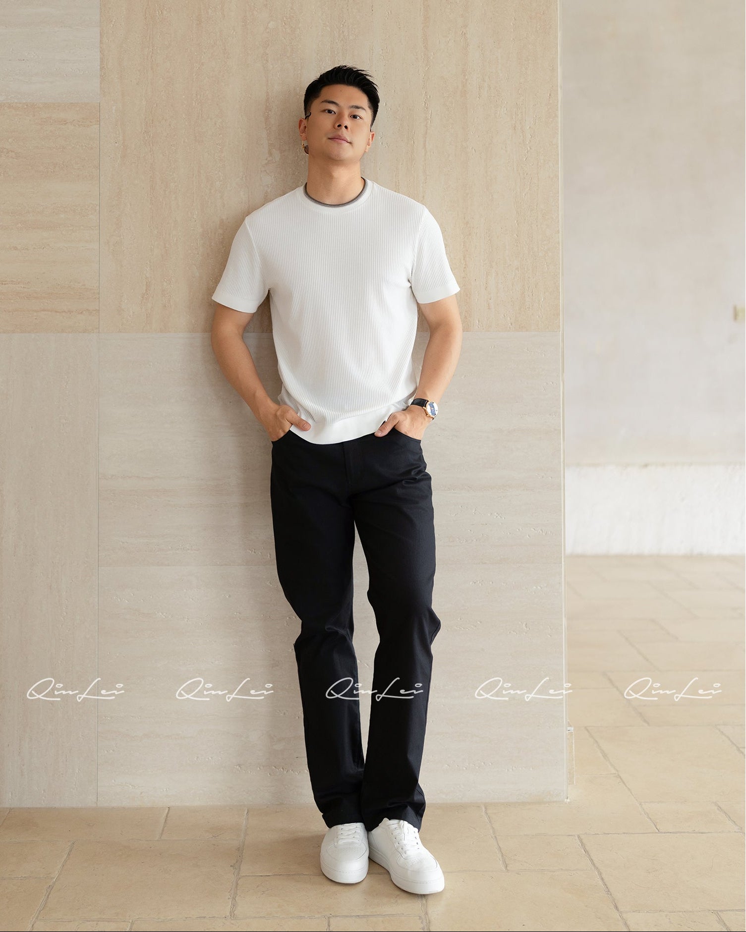 Structured Cotton T-Shirt