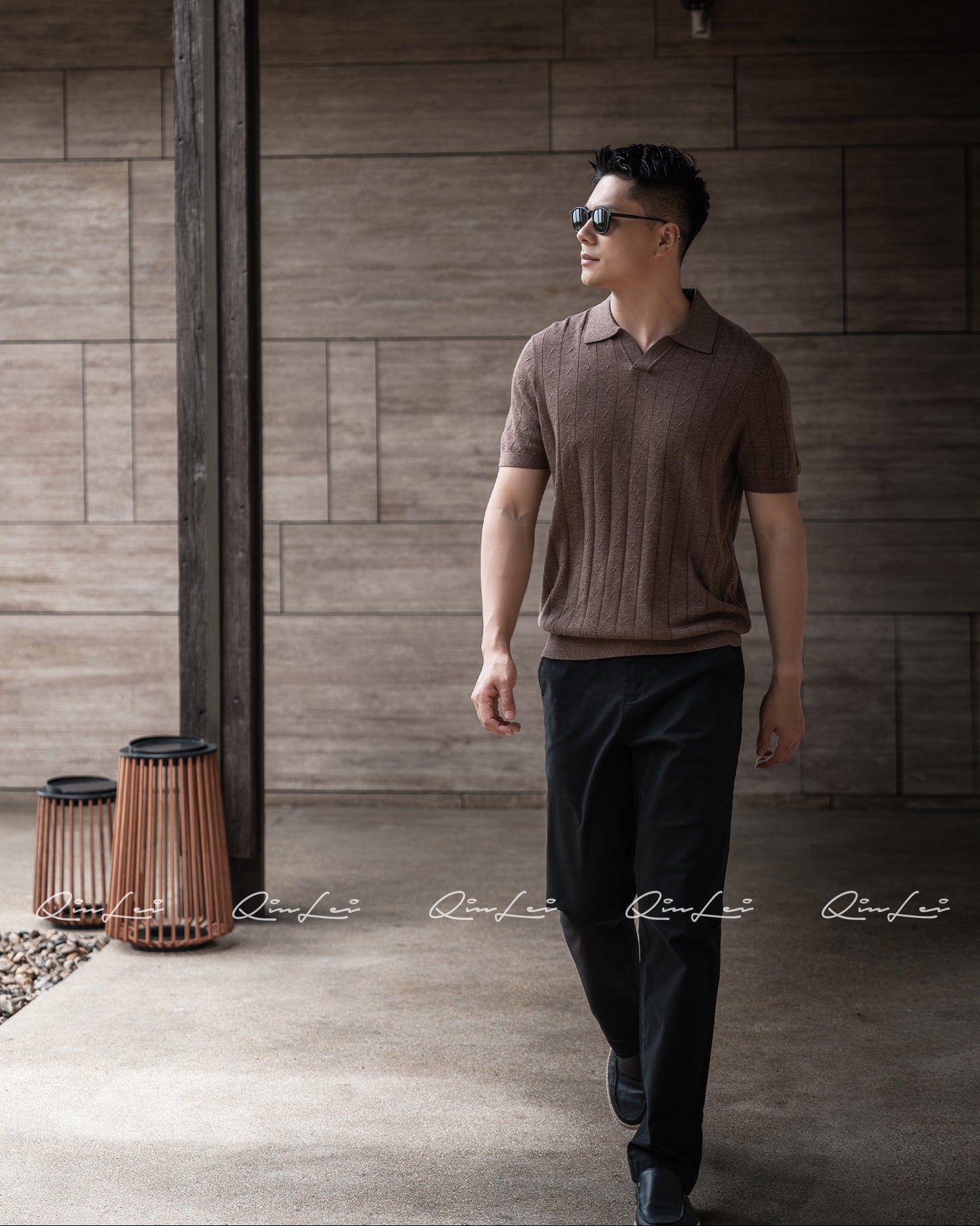 Knit Linen Lyocell Polo