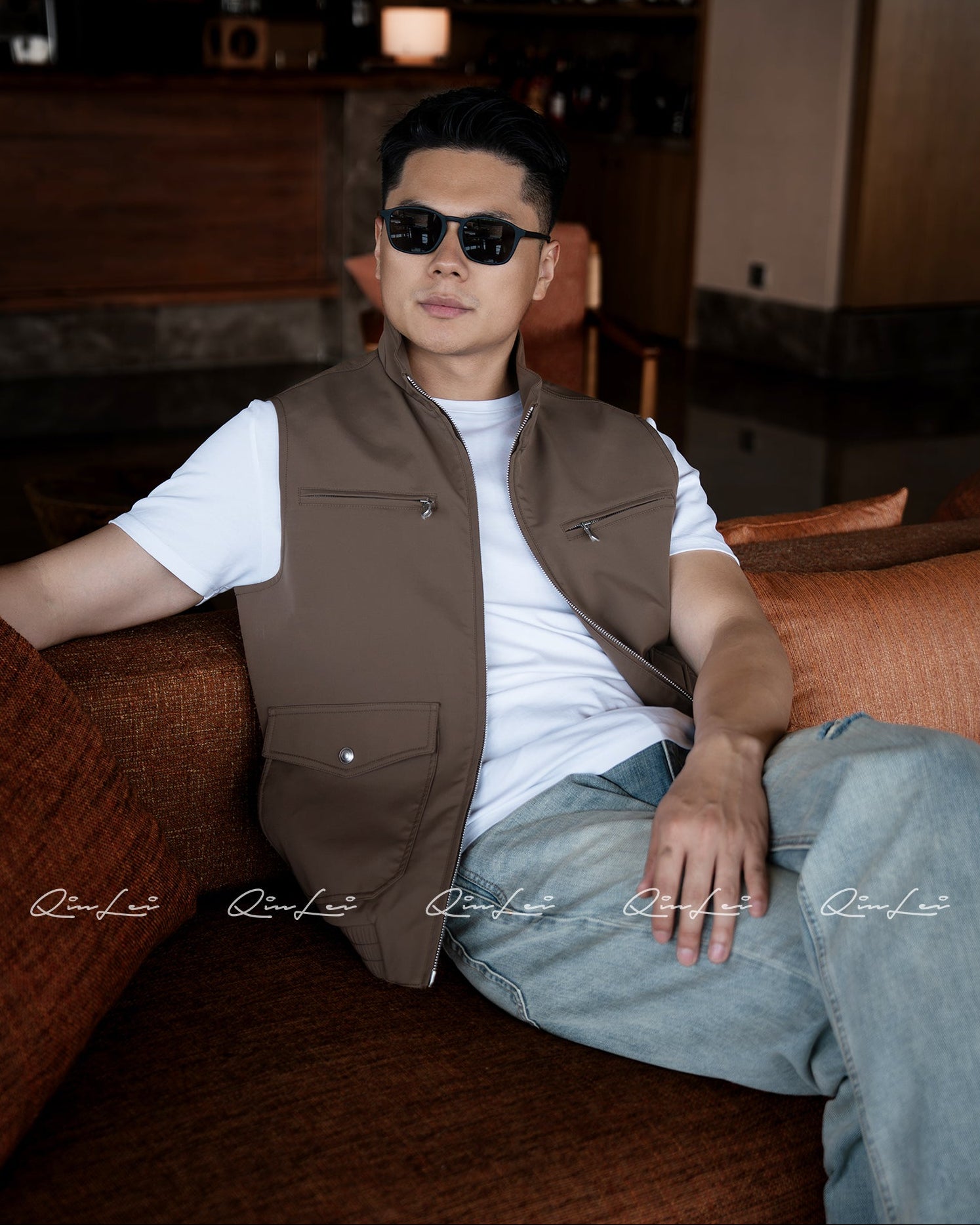Monogram Cotton Vest