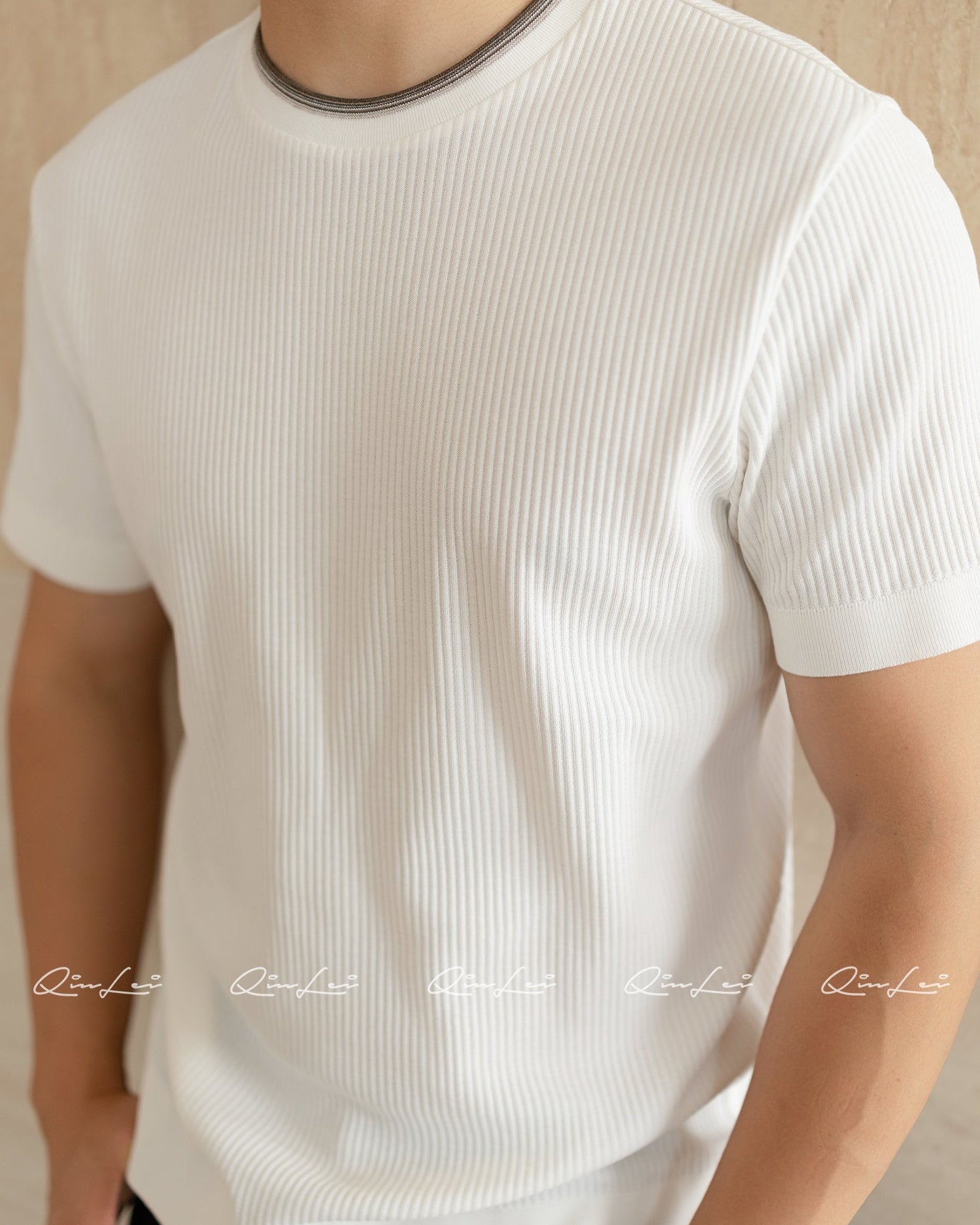 Structured Cotton T-Shirt