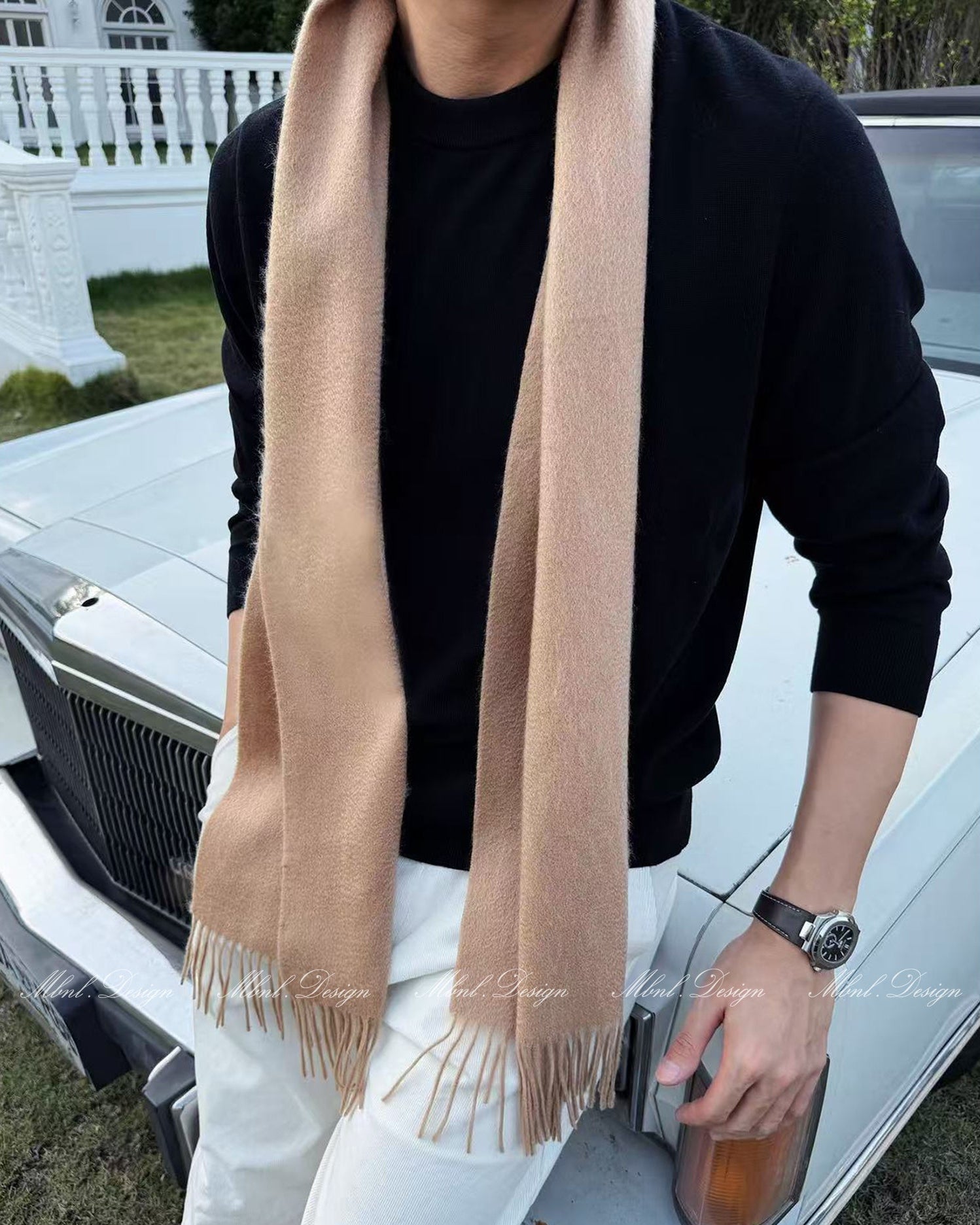 Cashmere Knit Scarf