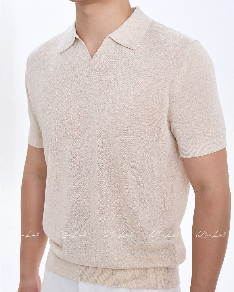 Relaxed Linen Polo