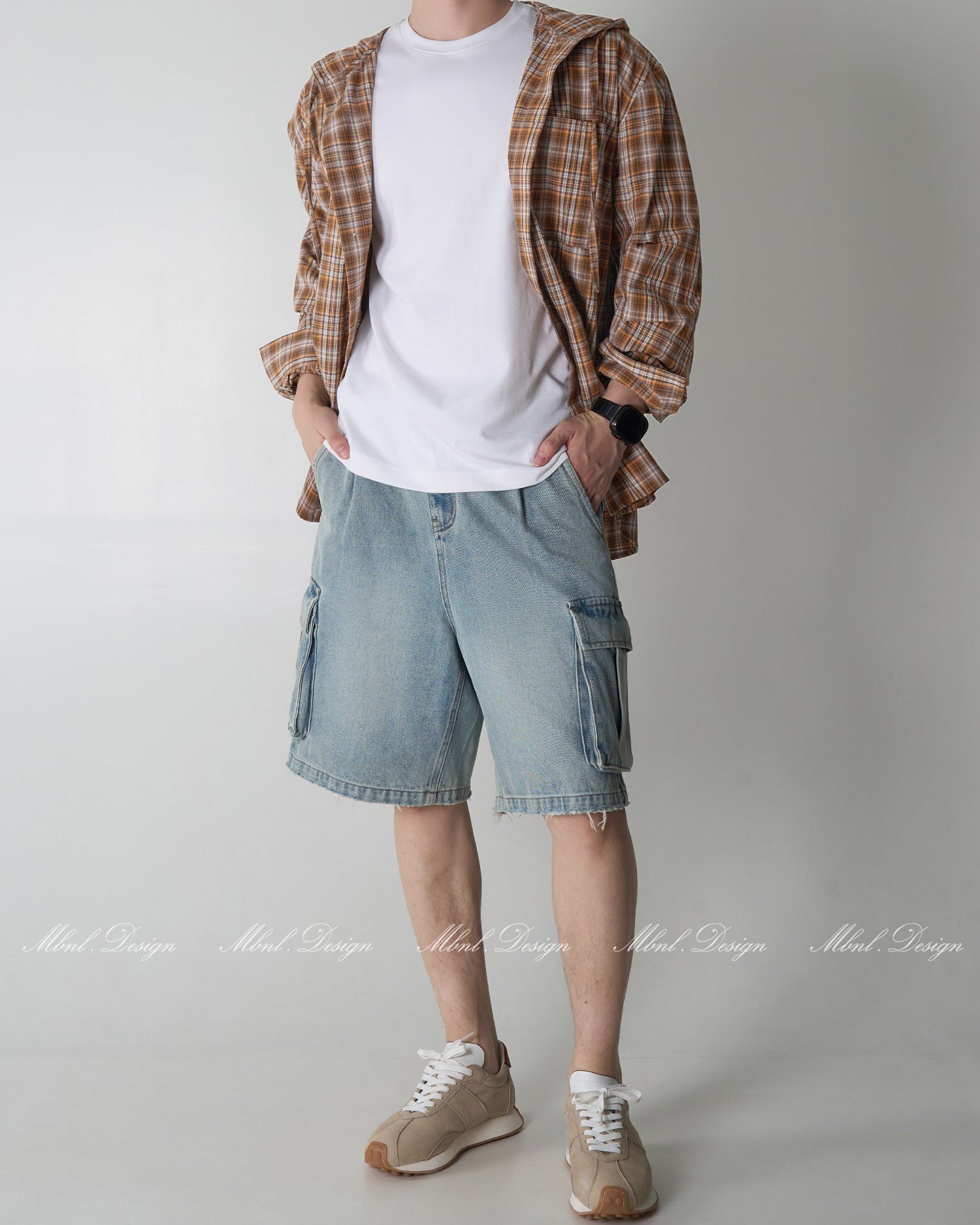 Checked Hoodie Jacket