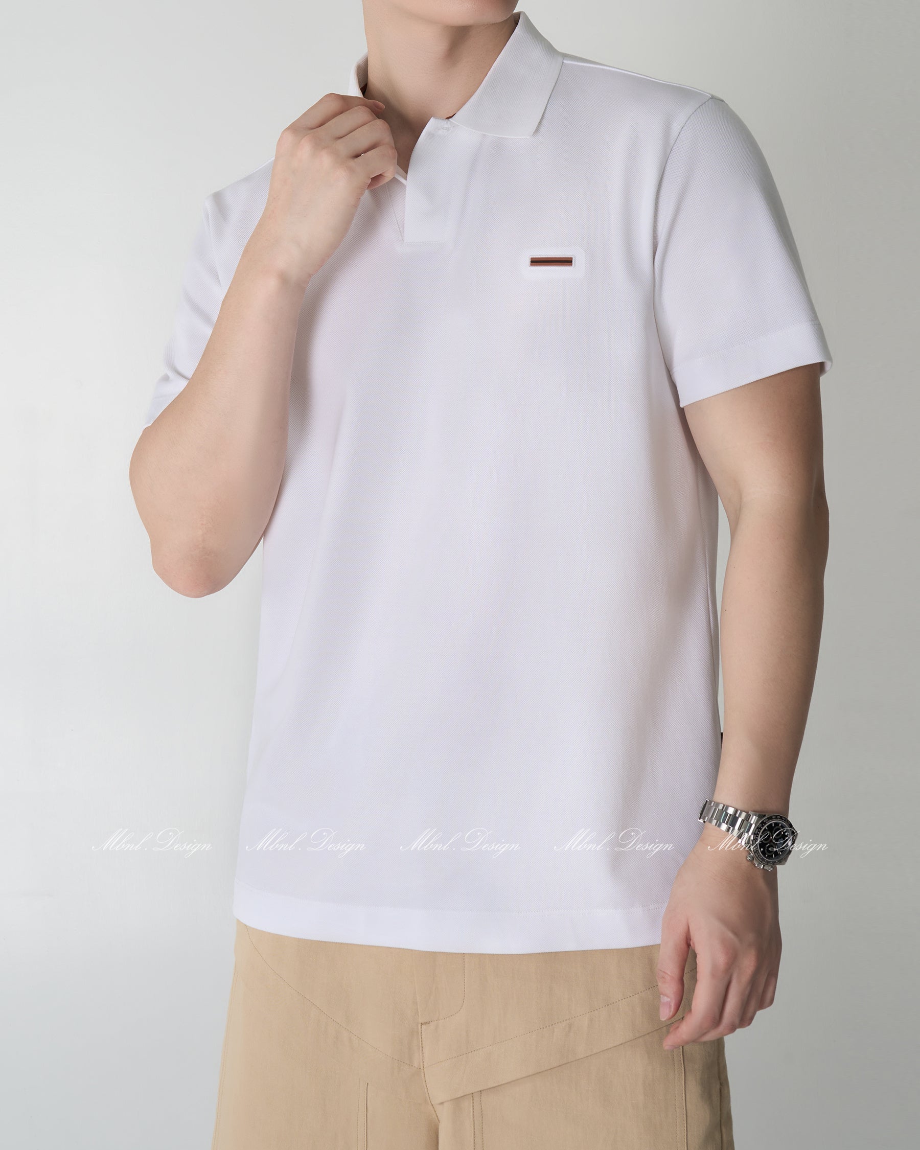 Combed Cotton Graphic Polo