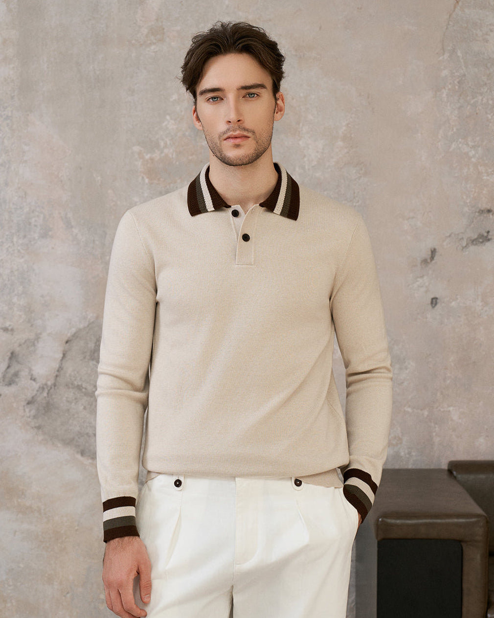 16-Stitch Pre-Knitted Fleece Sweater