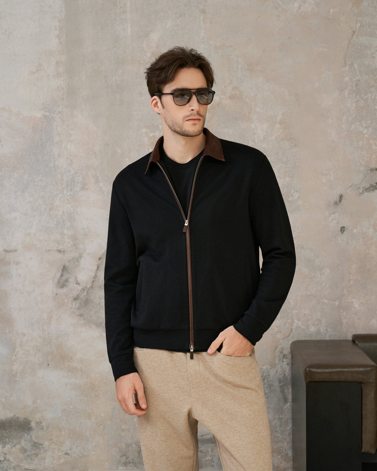 Cotton Textured Knit Cardigan