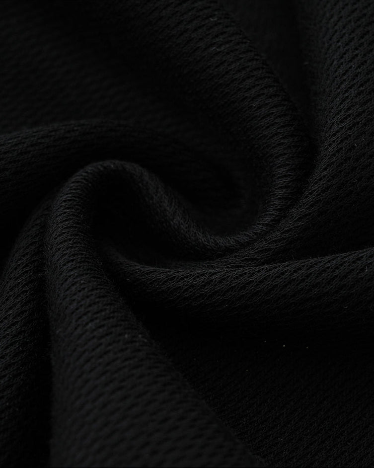 Half-Zip Embroidered Cotton Polo T-Shirt