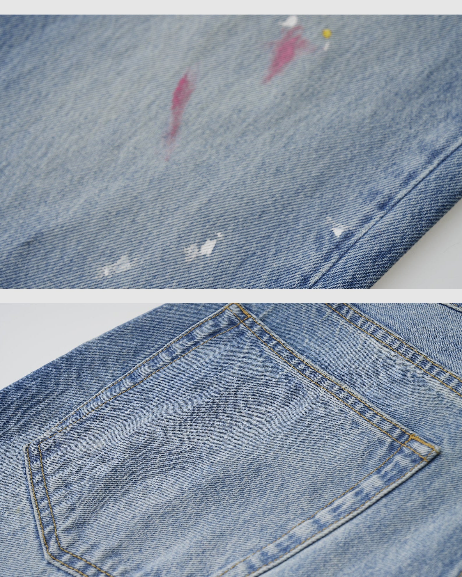 Cotton Distressed Tone Jeans